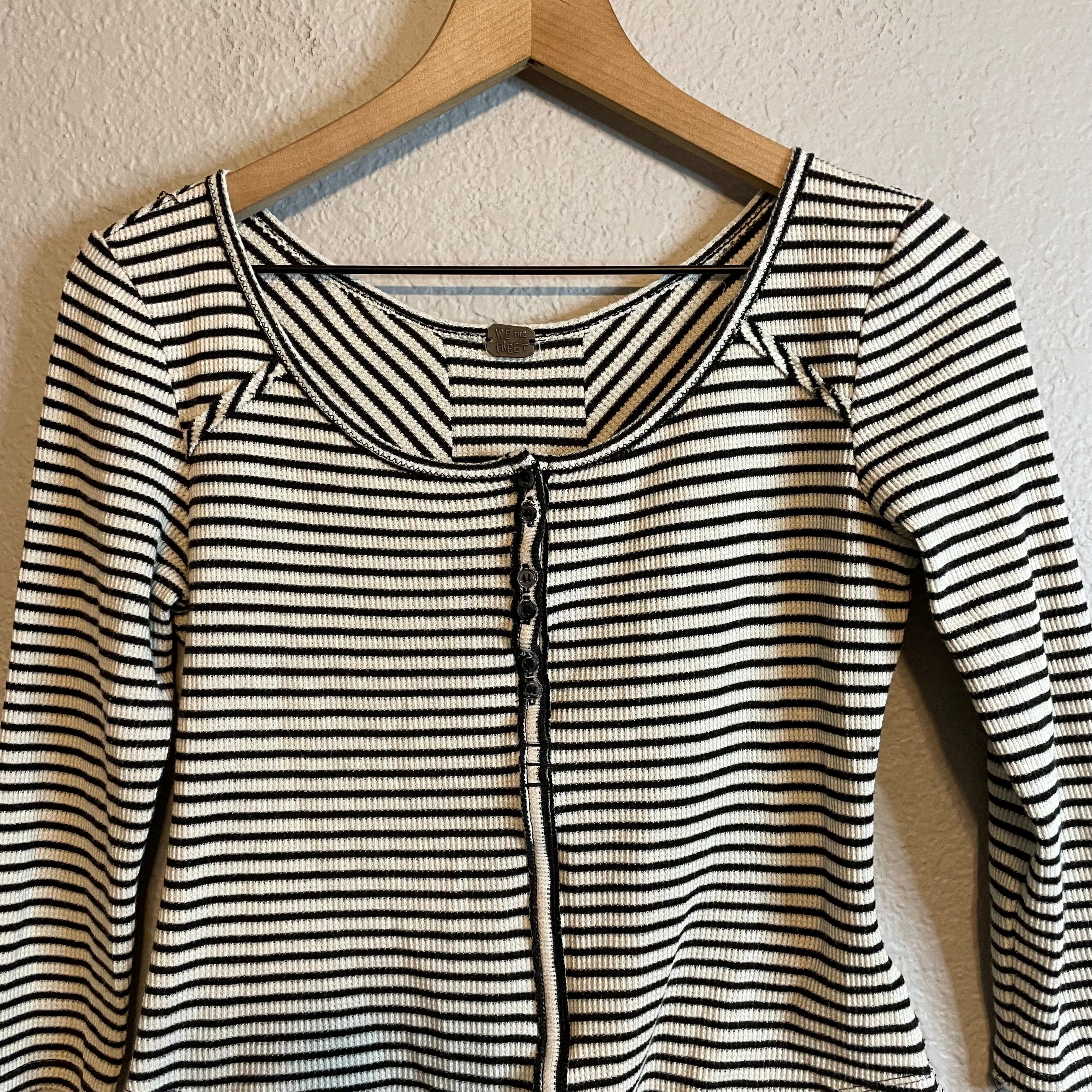 Cropped Striped Thermal