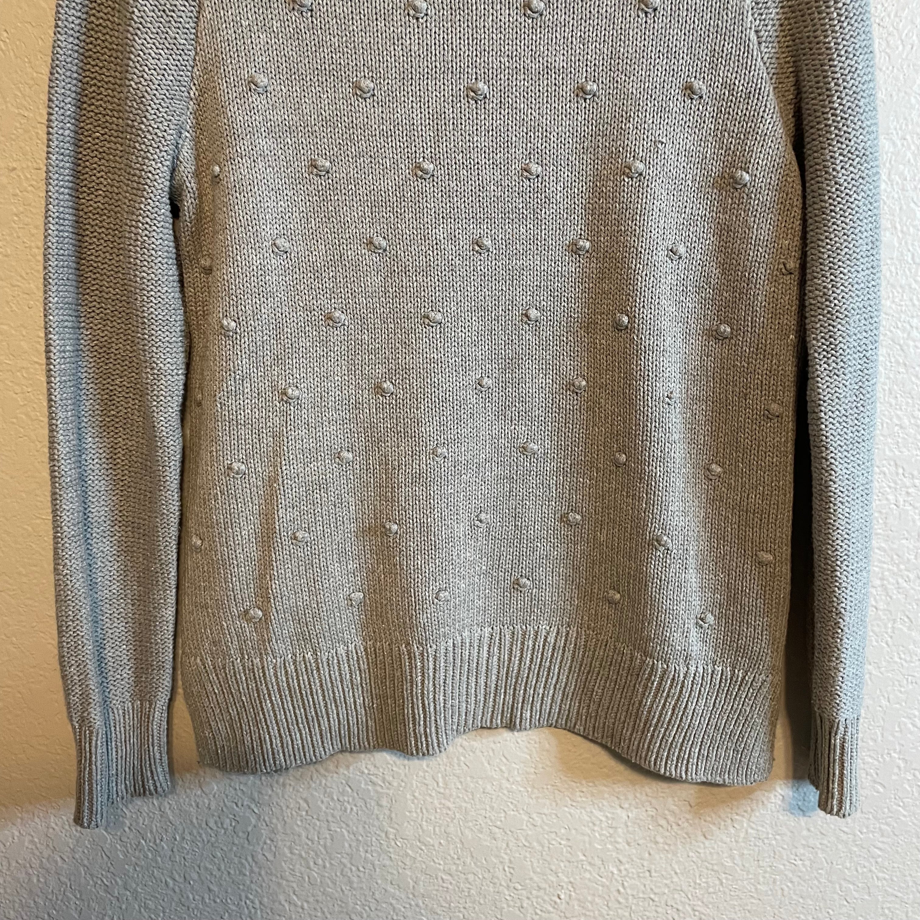 Knit Ball Polka Dot Sweater