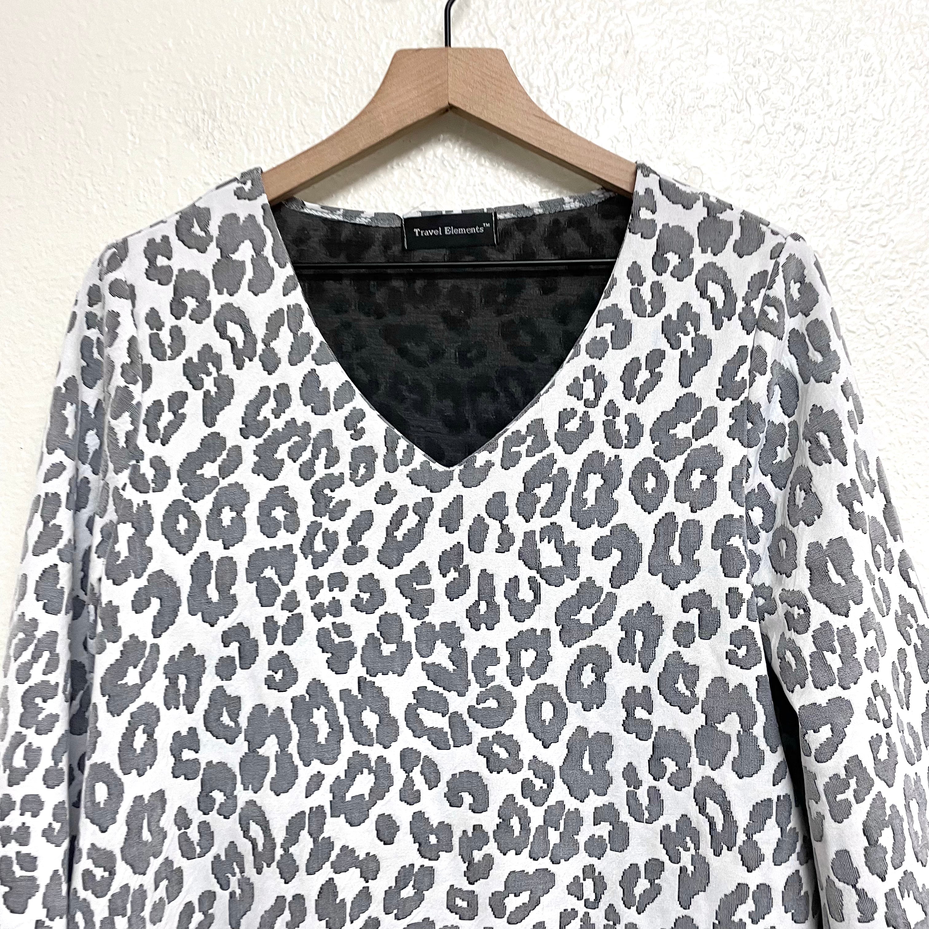 V-Neck Leopard Top