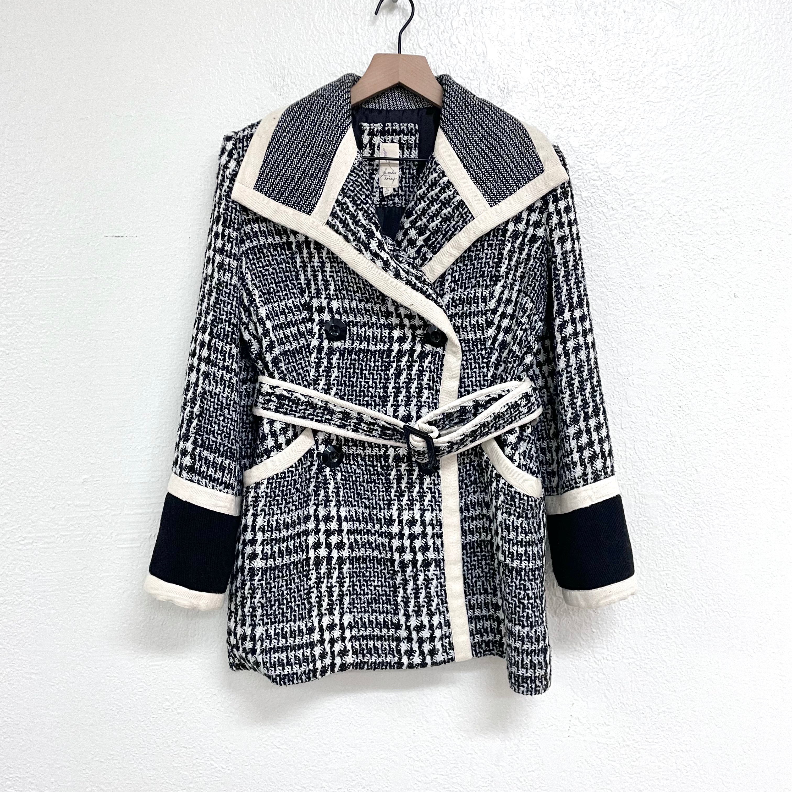 Plaid Belted Jacket