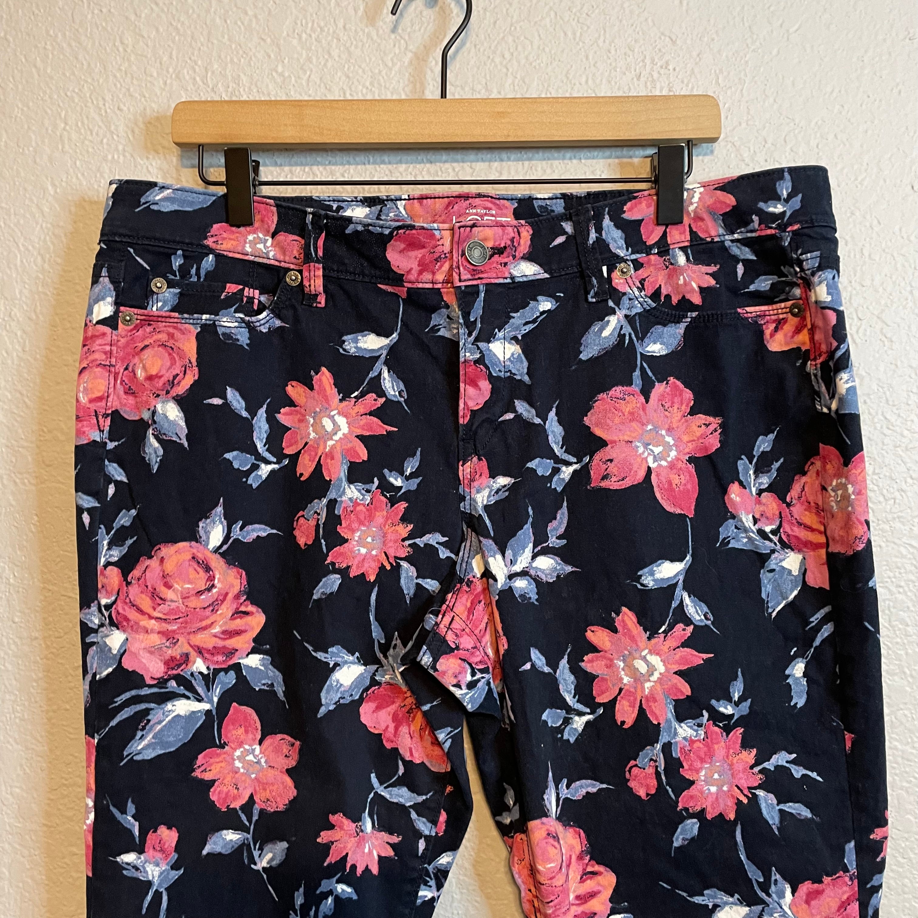 Floral Crop Pants