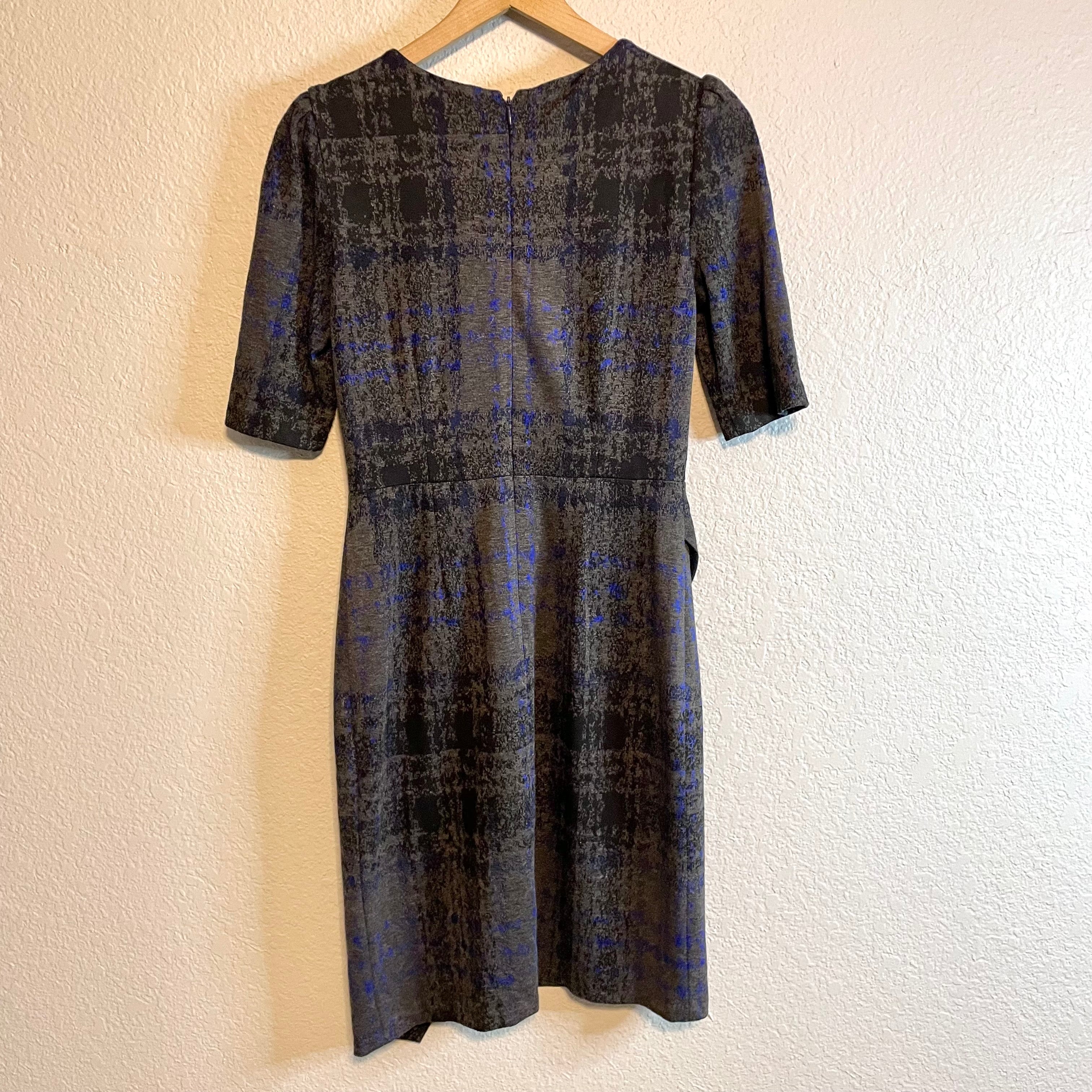 Plaid Asymmetrical Dress