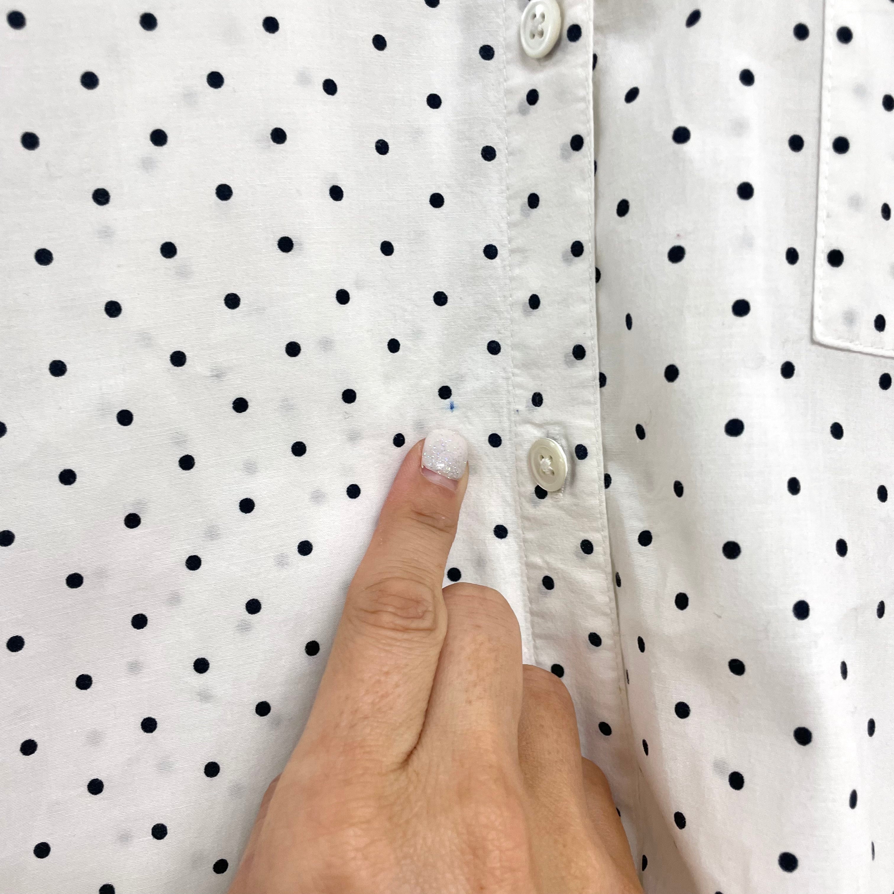 Polka Dot Button Up