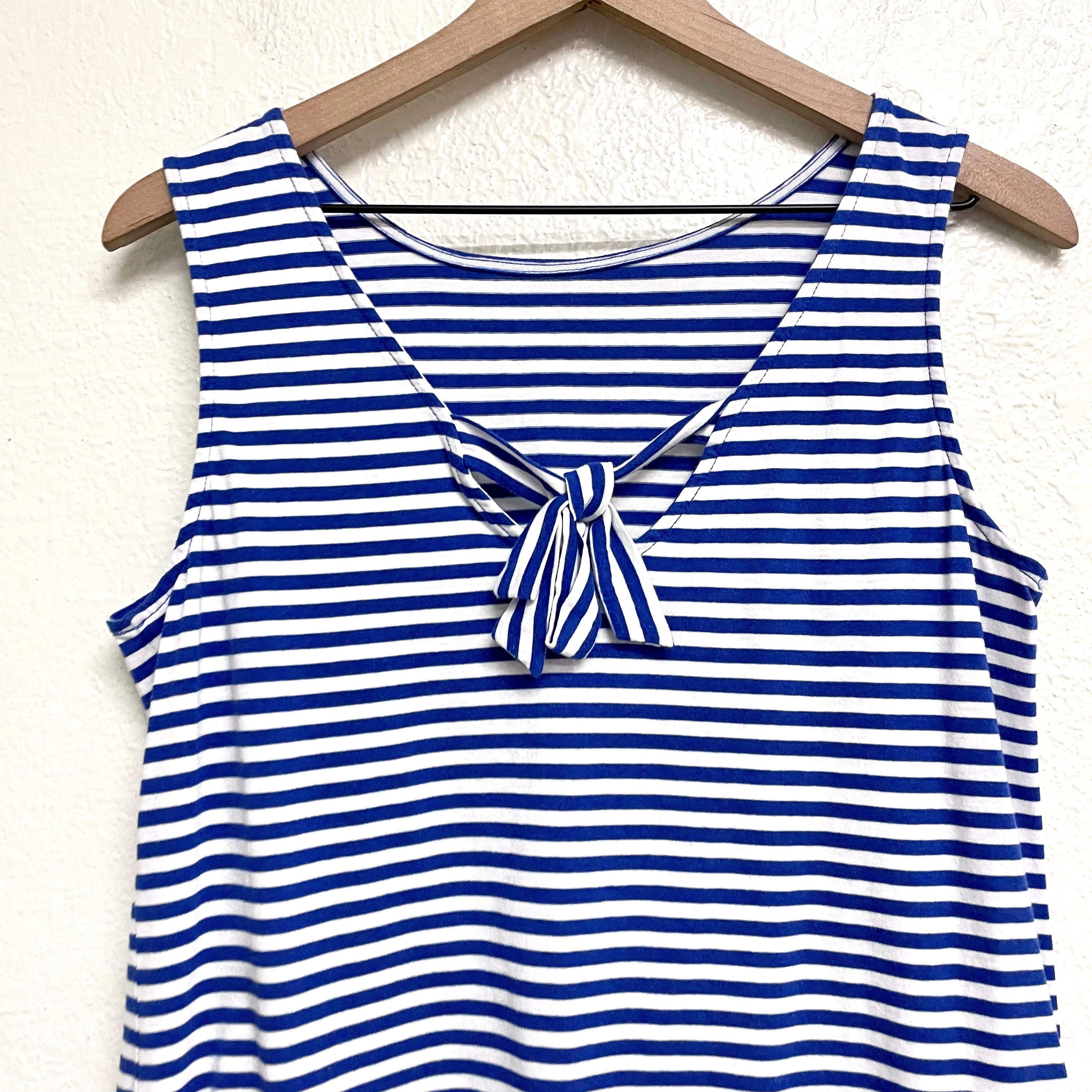 Striped Bow Back Tank