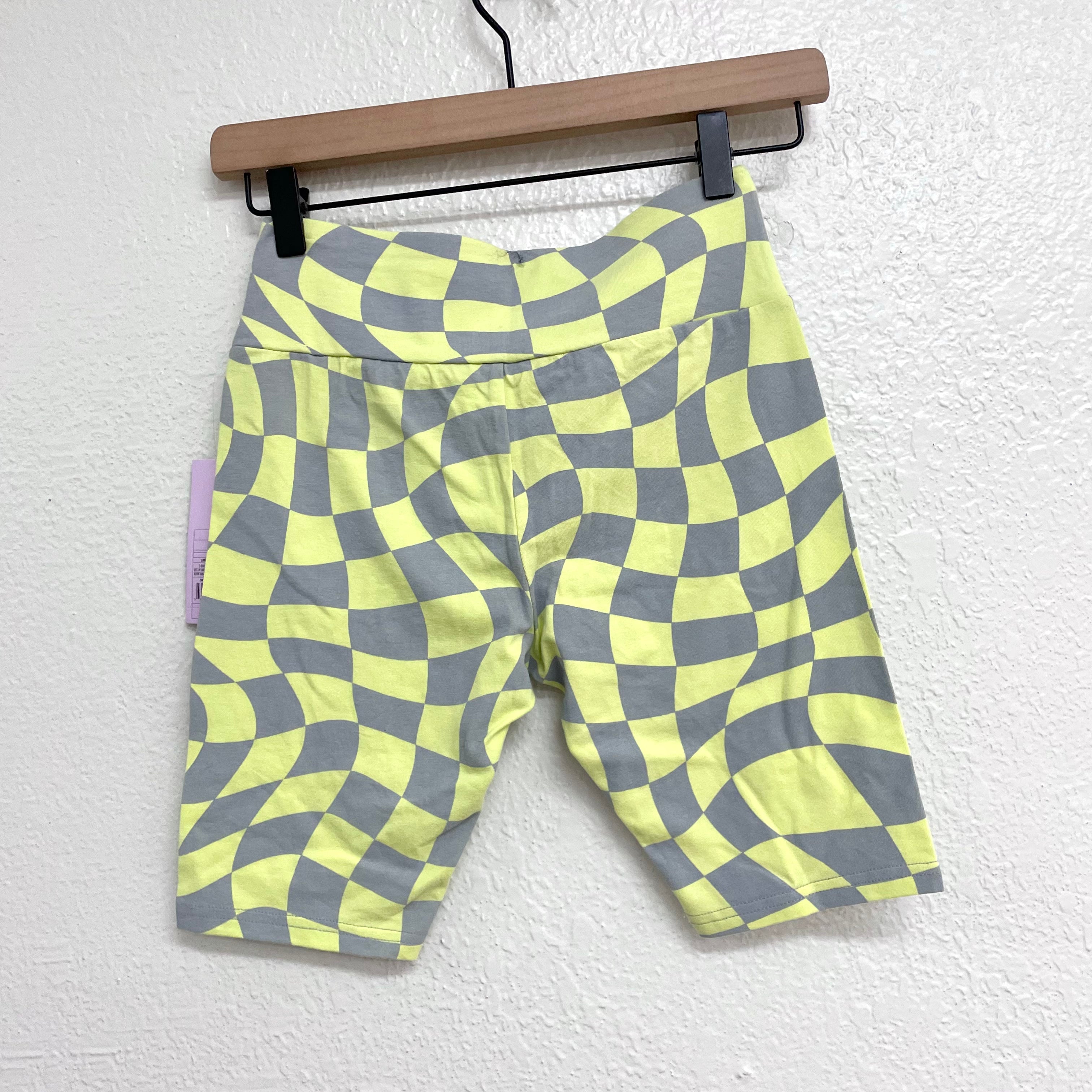 Checkered Bike Shorts