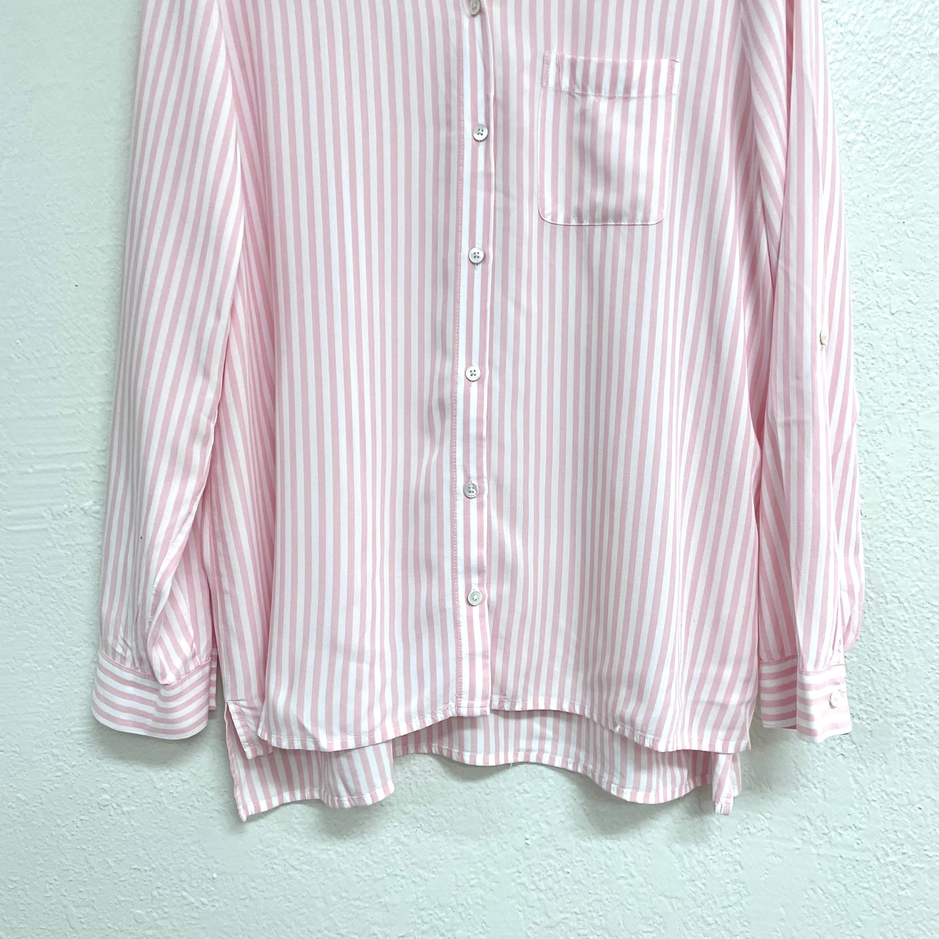 Striped Button Down Top