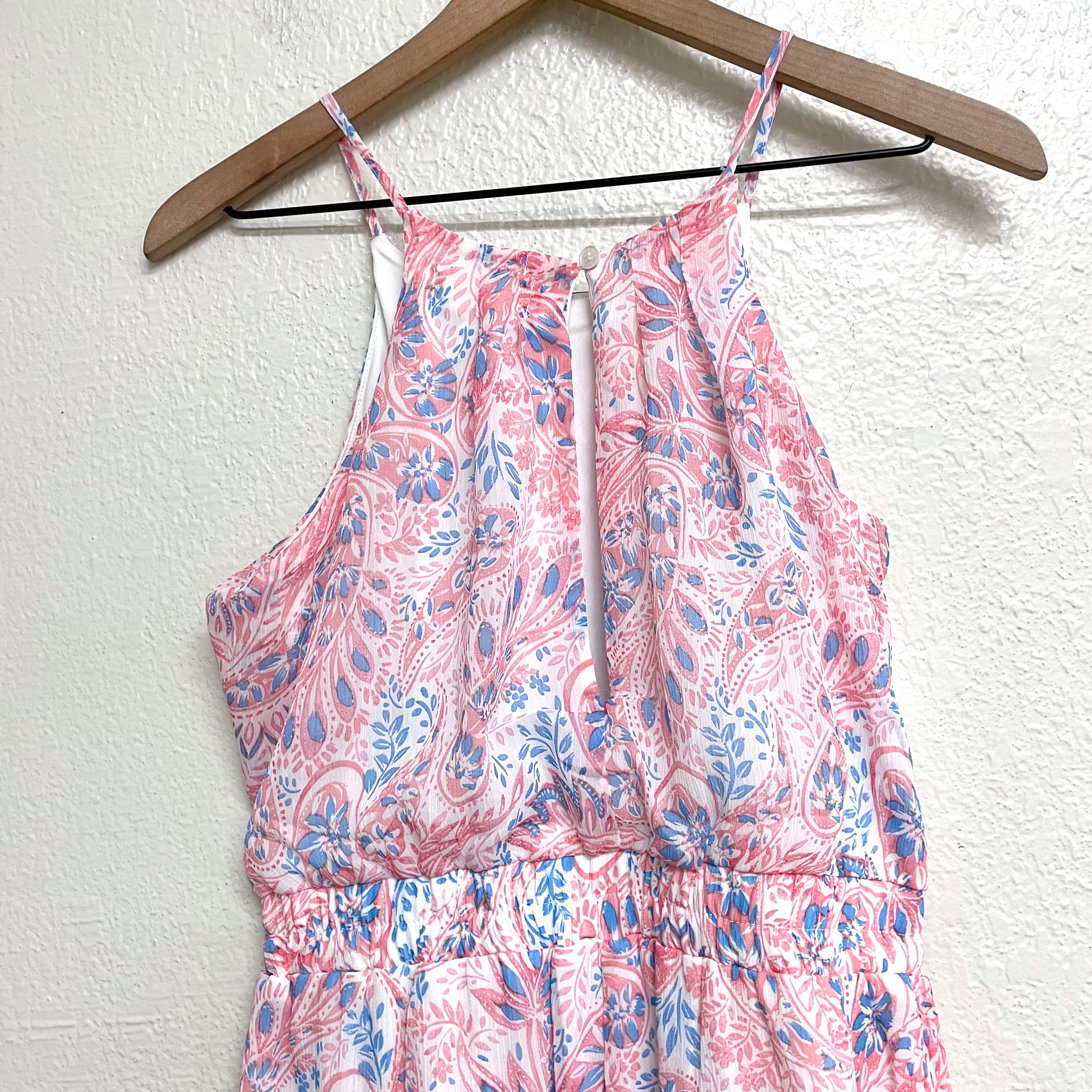 Floral Paisley Romper