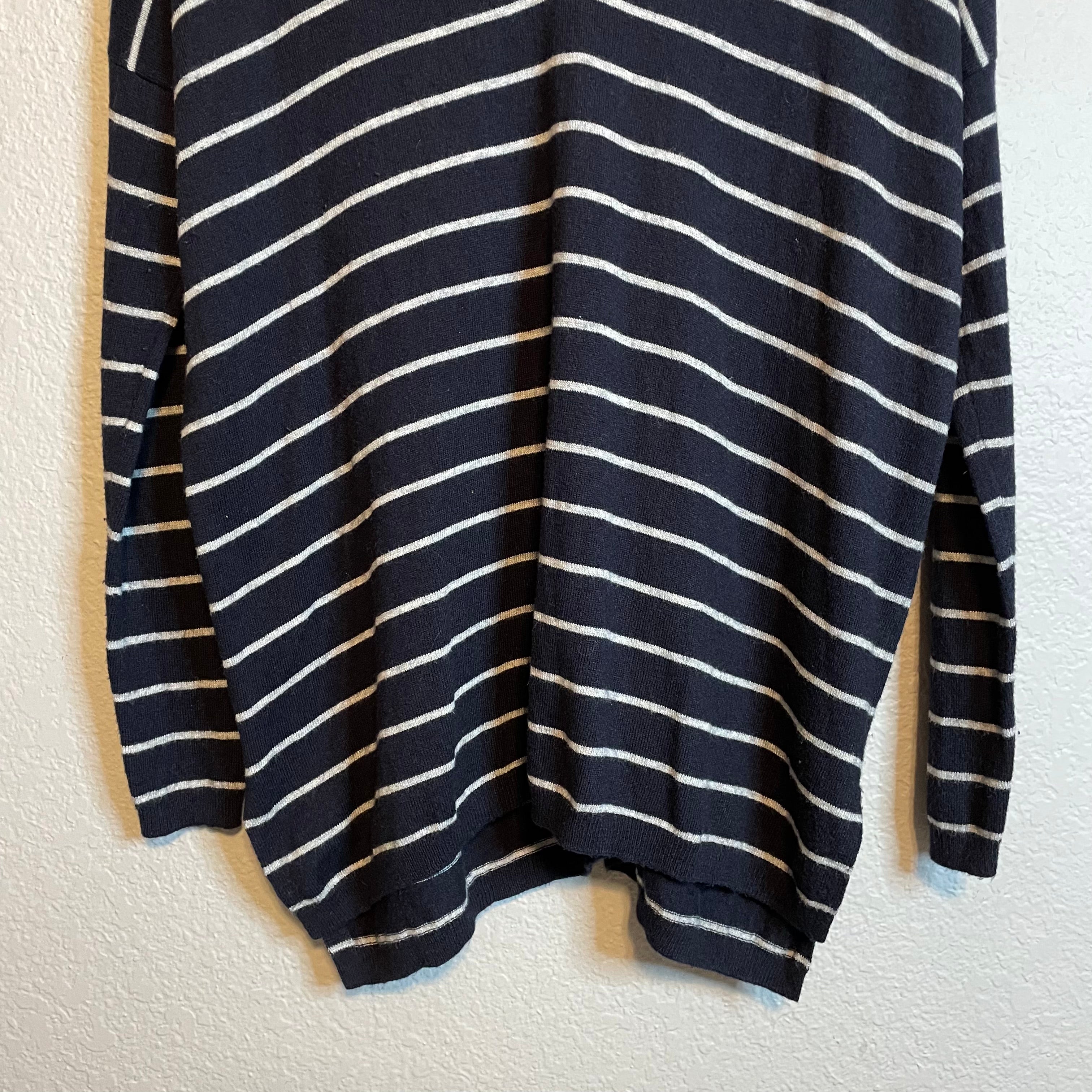 Striped Dolman Sleeve Sweater