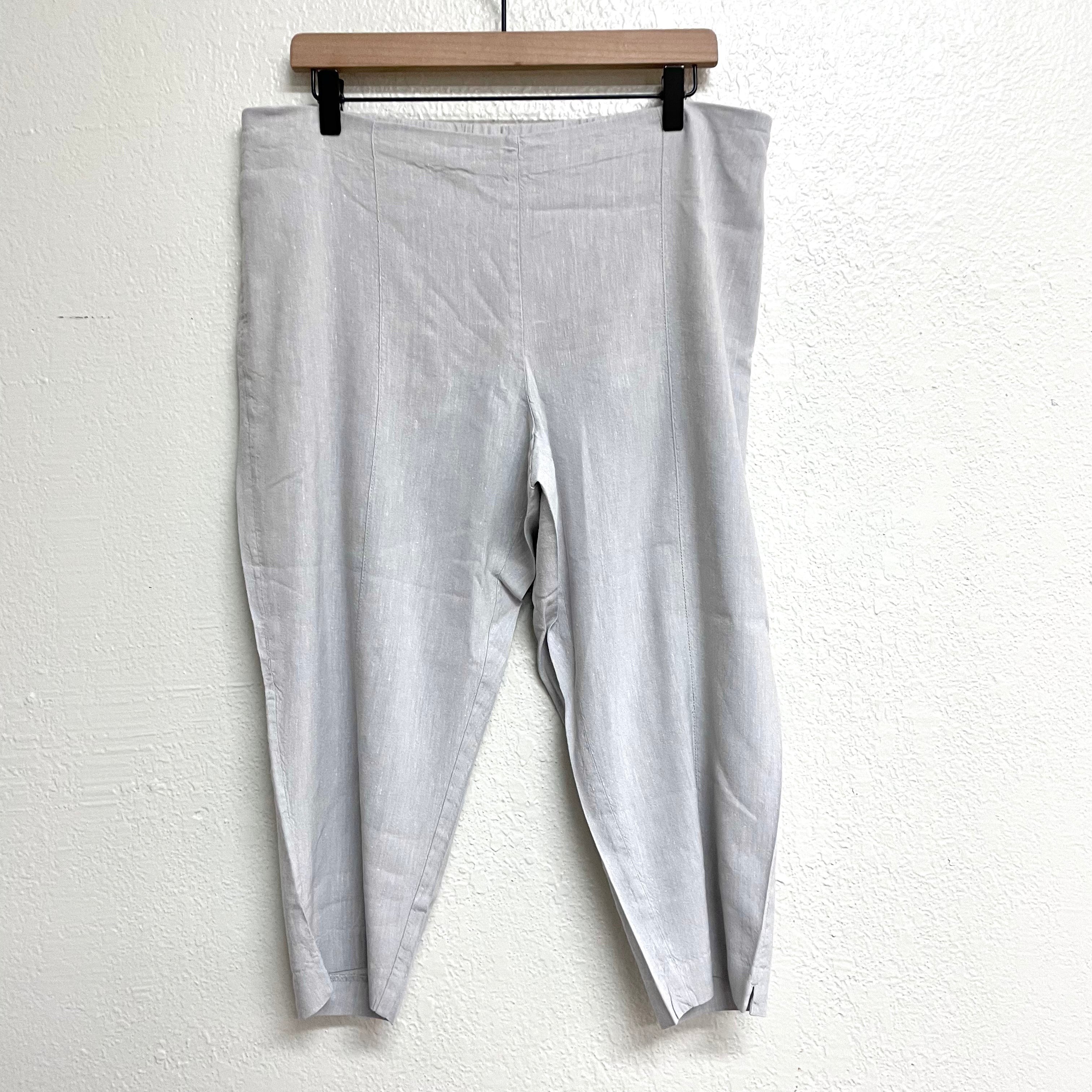 Linen Blend Capris