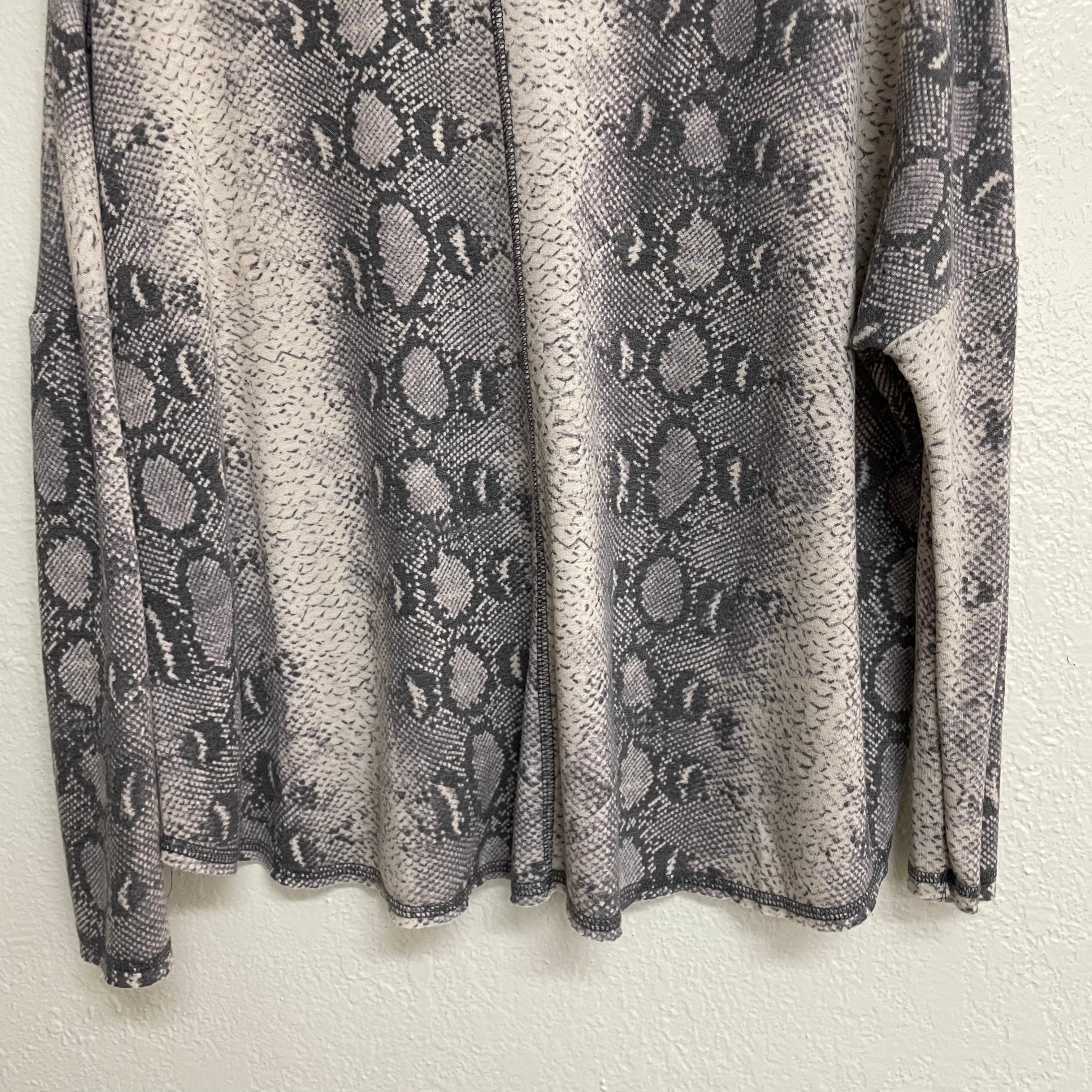 Snakeskin Print Sweater