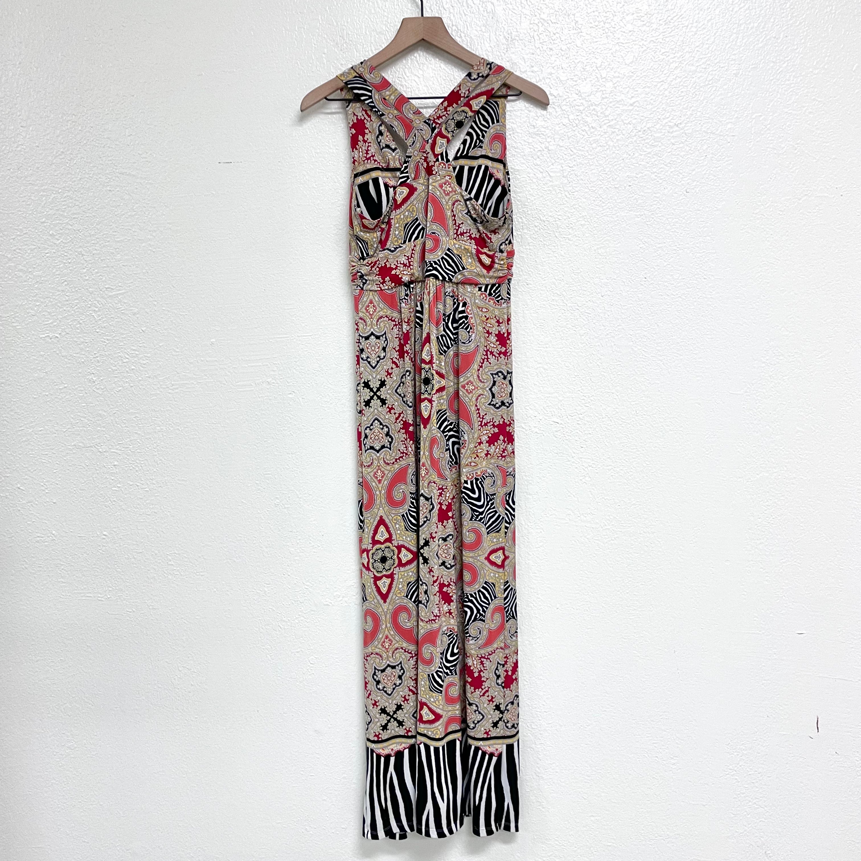 Paisley Zebra Maxi Dress