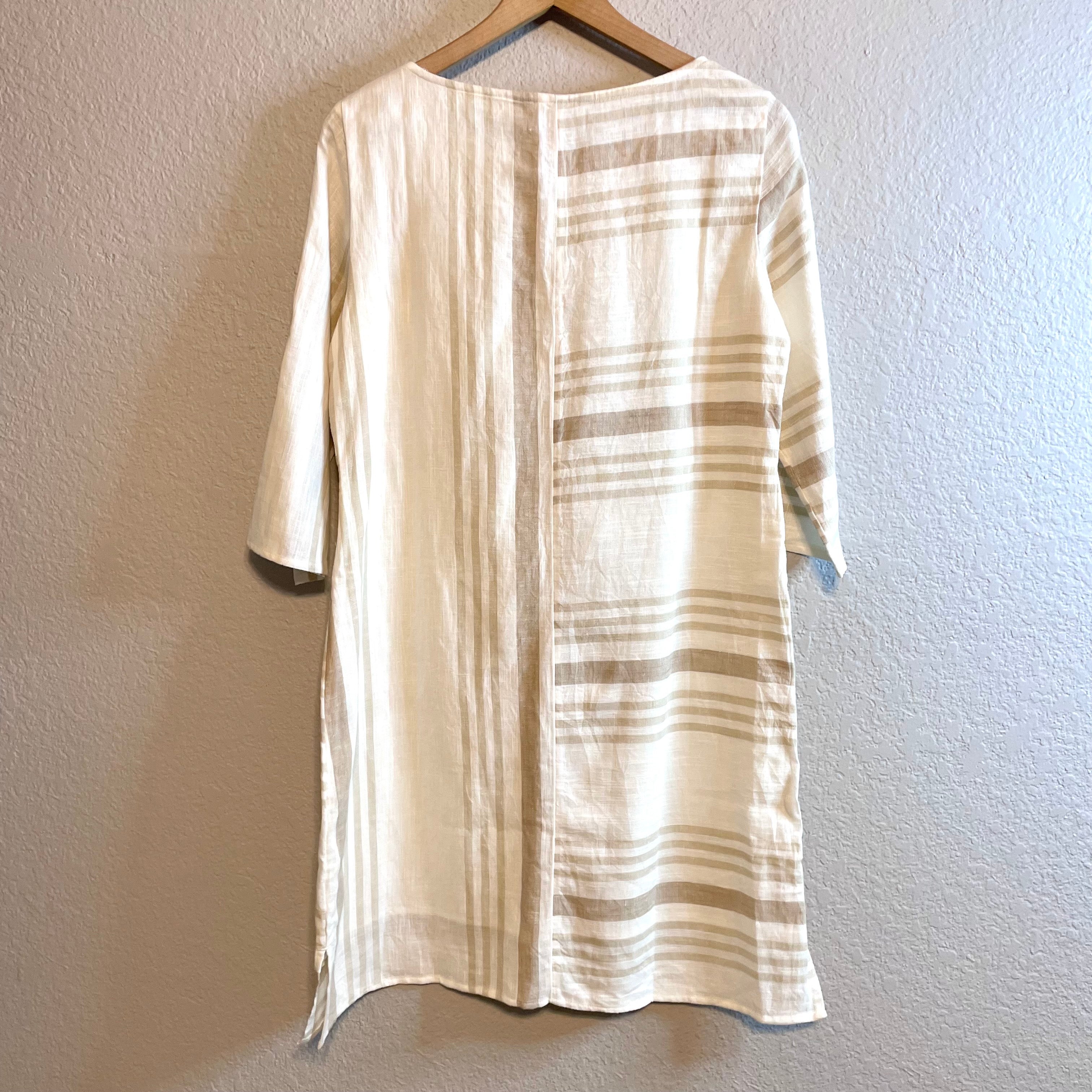 Striped Linen Dress