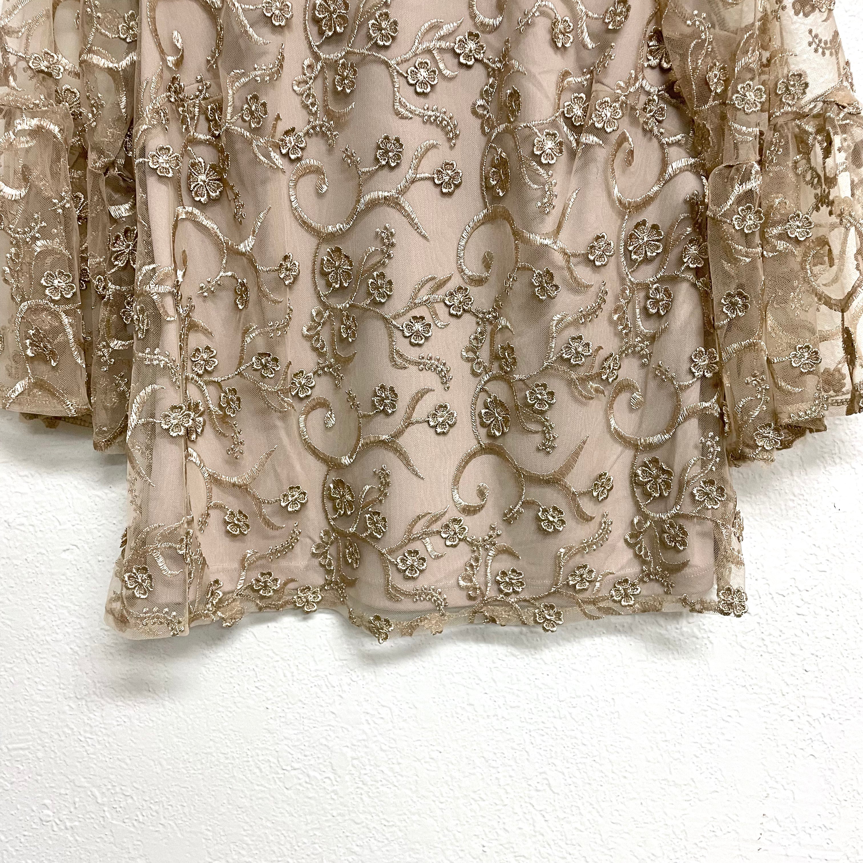 Lace Overlay Top