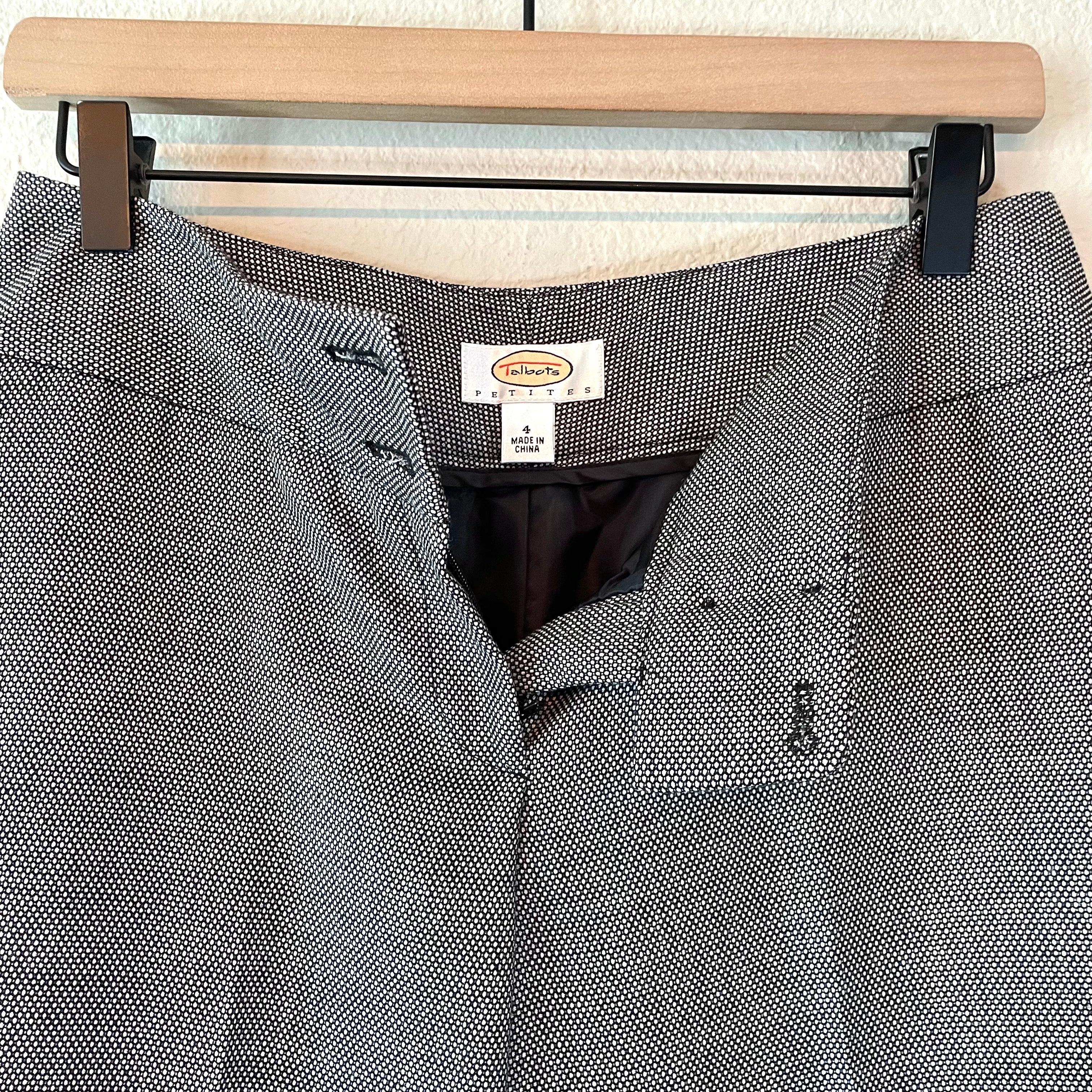 Wool Blend Straight Dress Pants