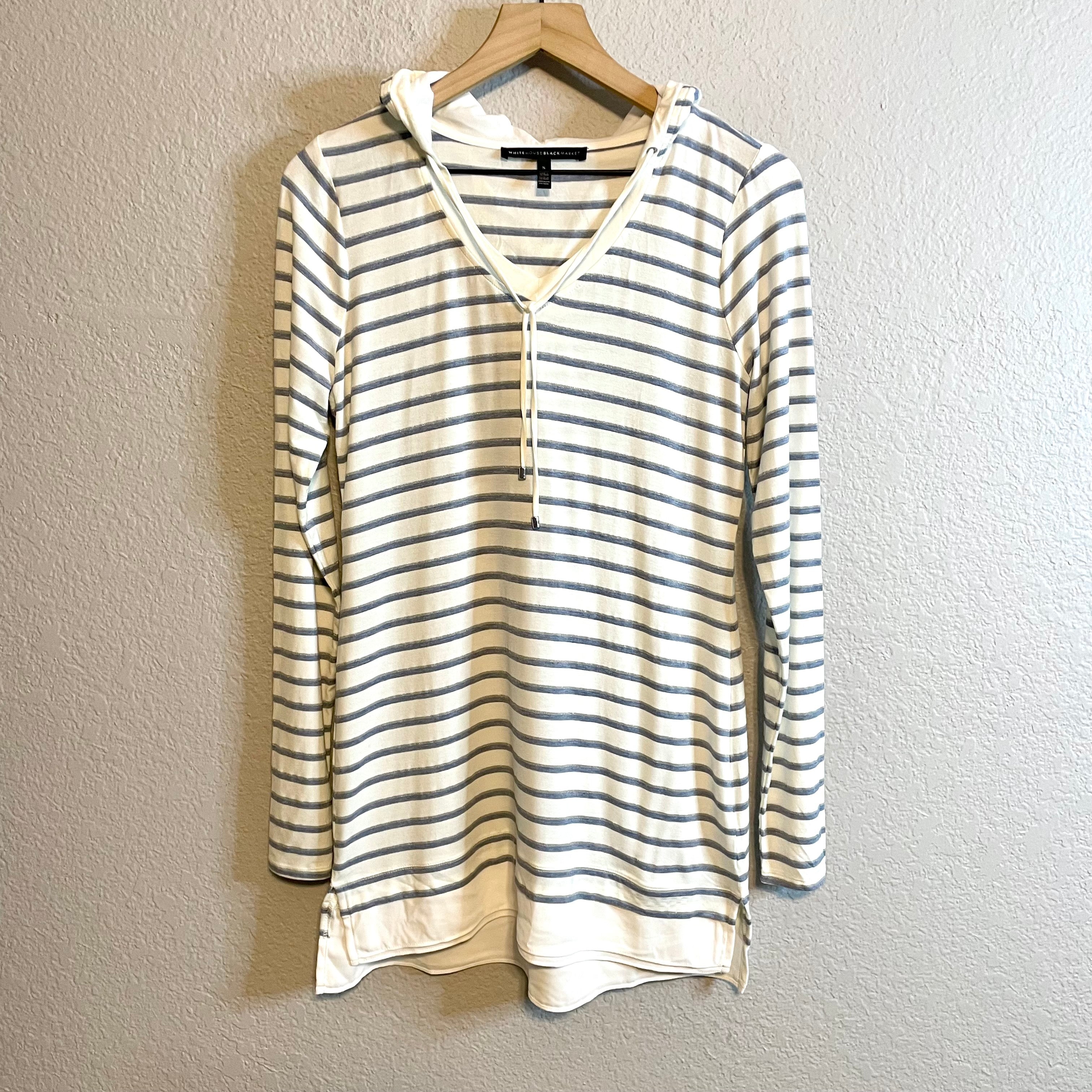 Hooded Striped Tunic