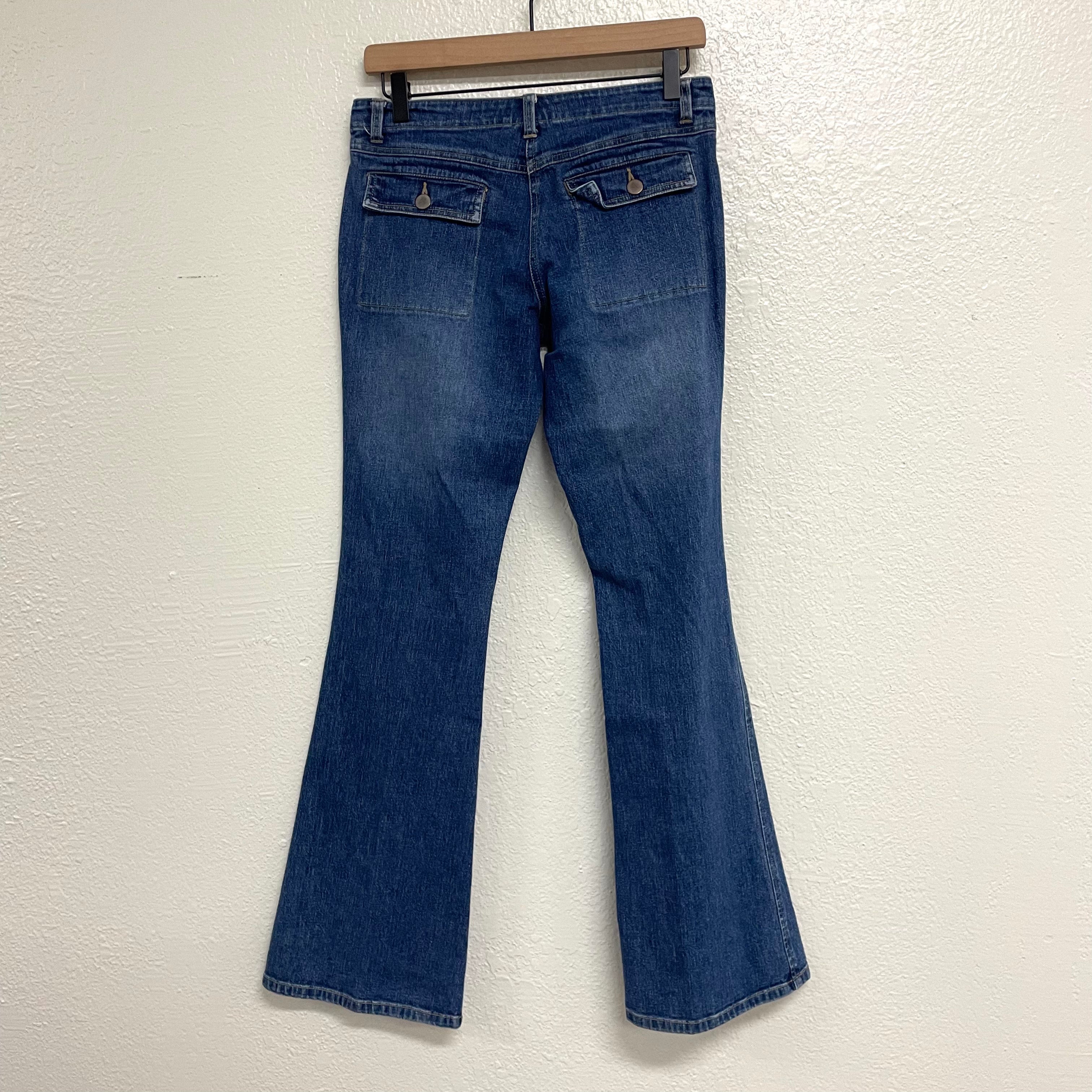 Low Rise Flare Jeans