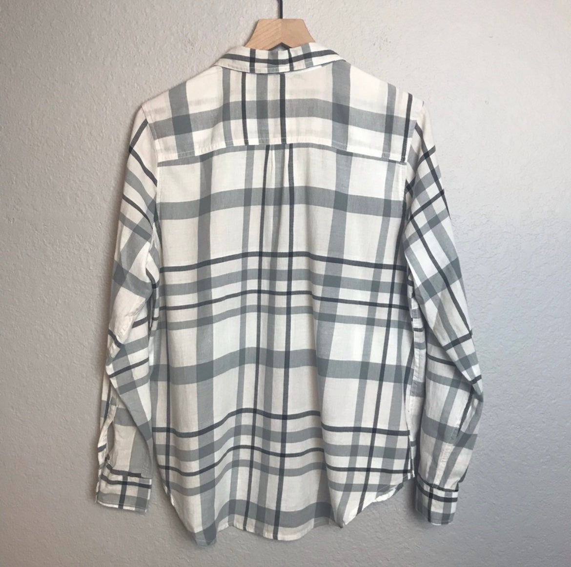 Plaid Button Up Top