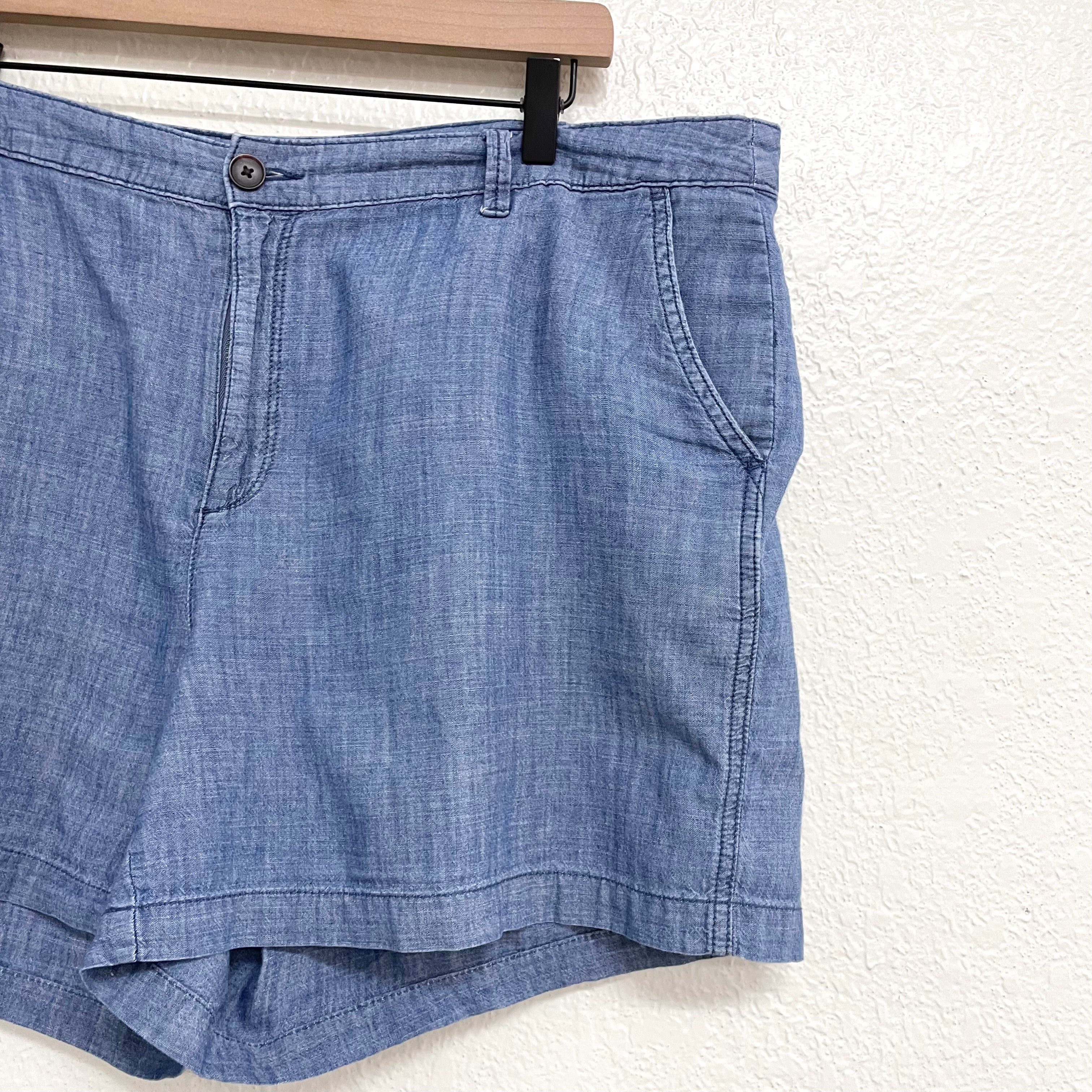 Chambray Shorts