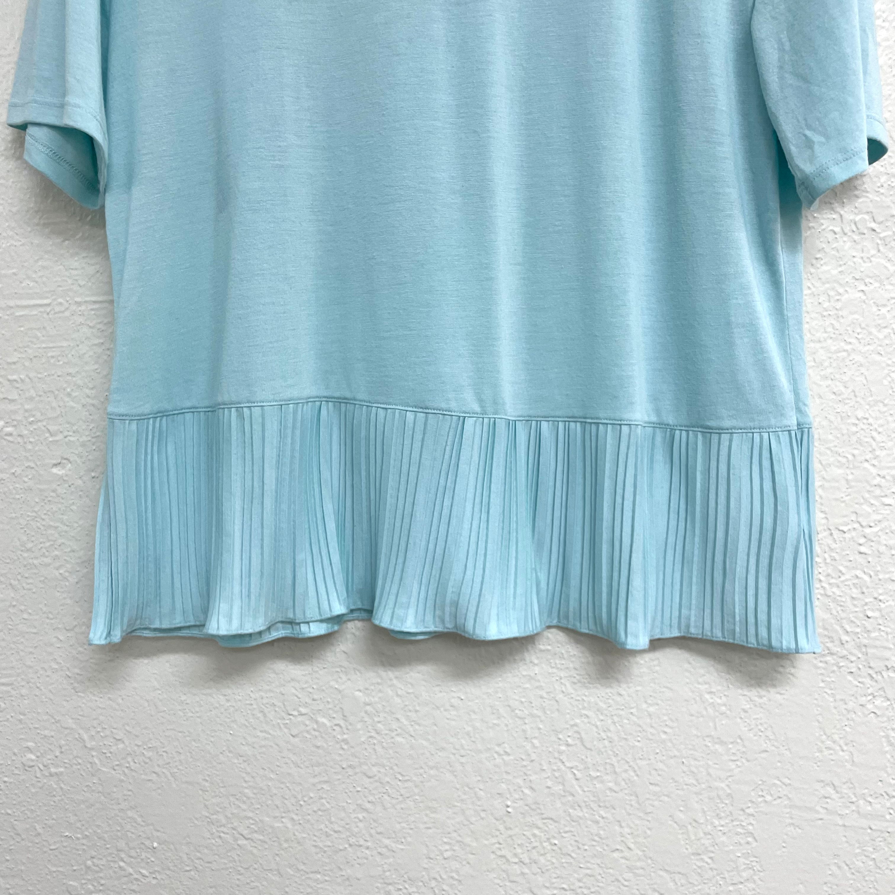 Pleat Hem Blouse