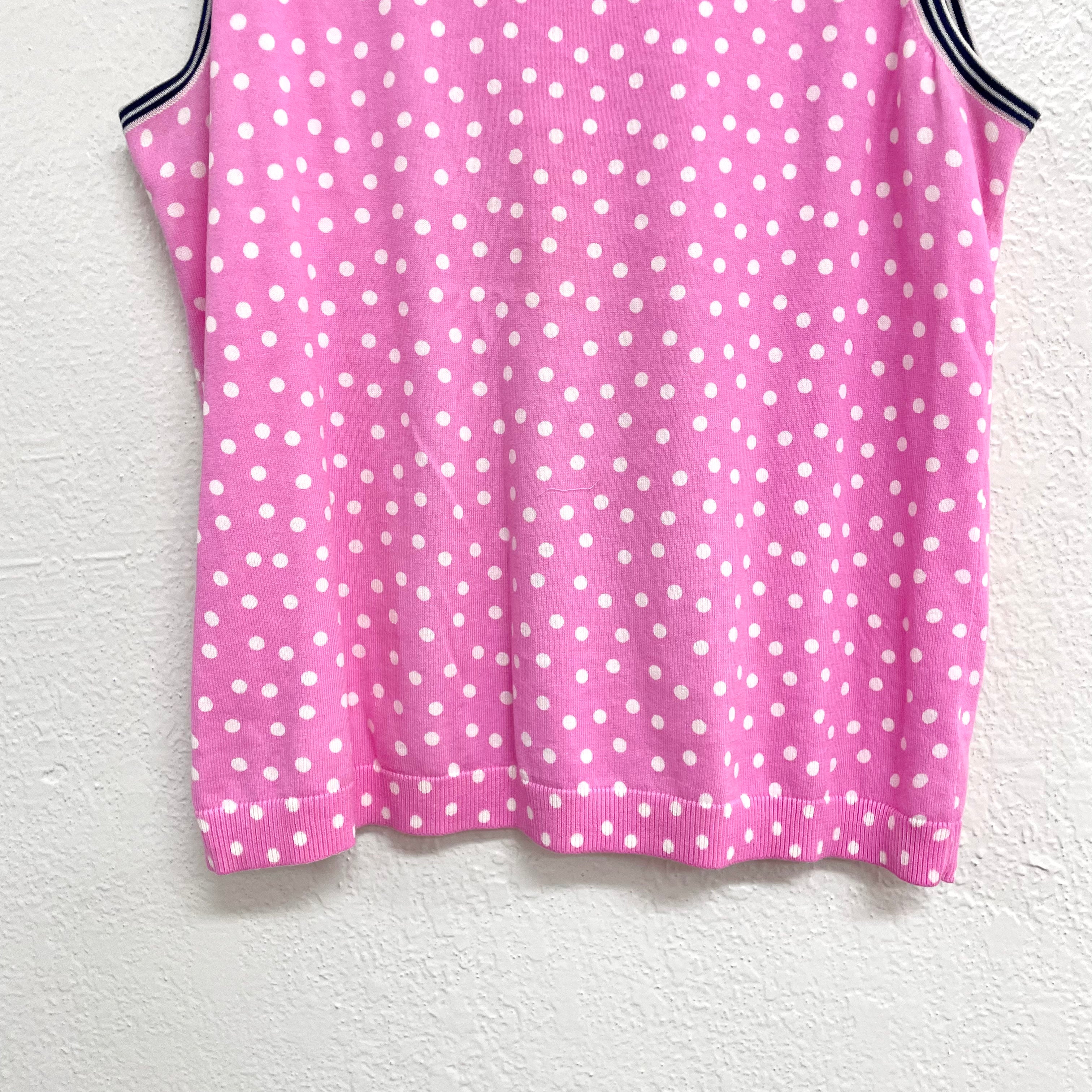 Polka Dot Sweater Vest