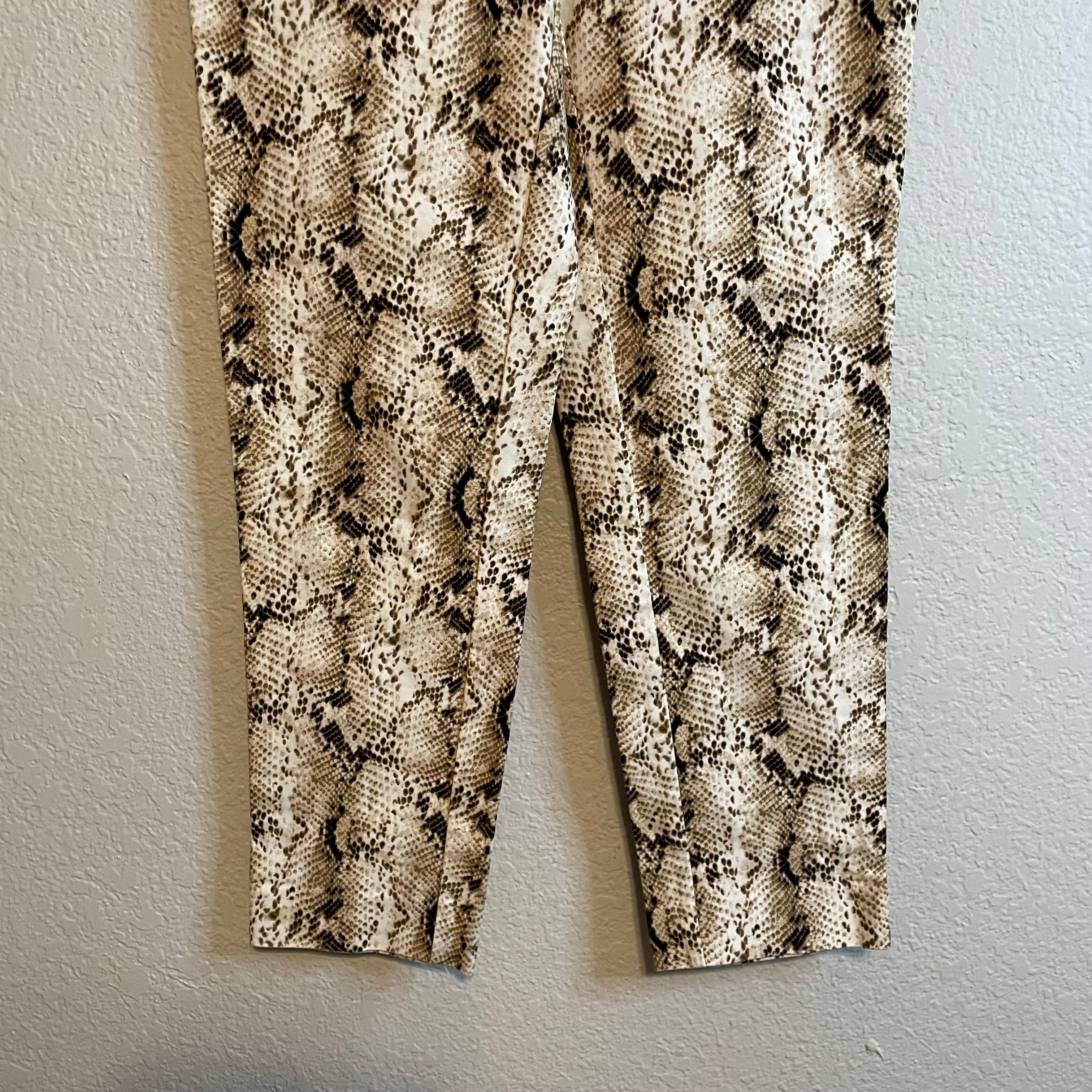 Snakeskin Dress Pants