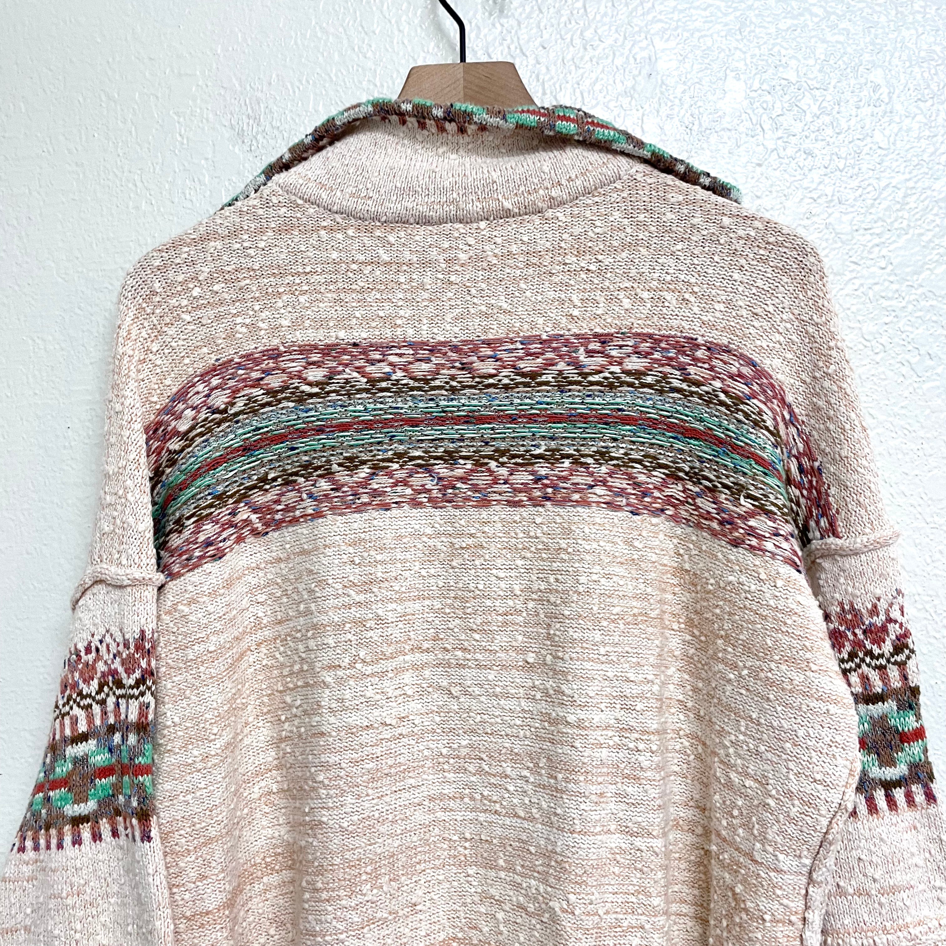 Boho V-Neck Sweater