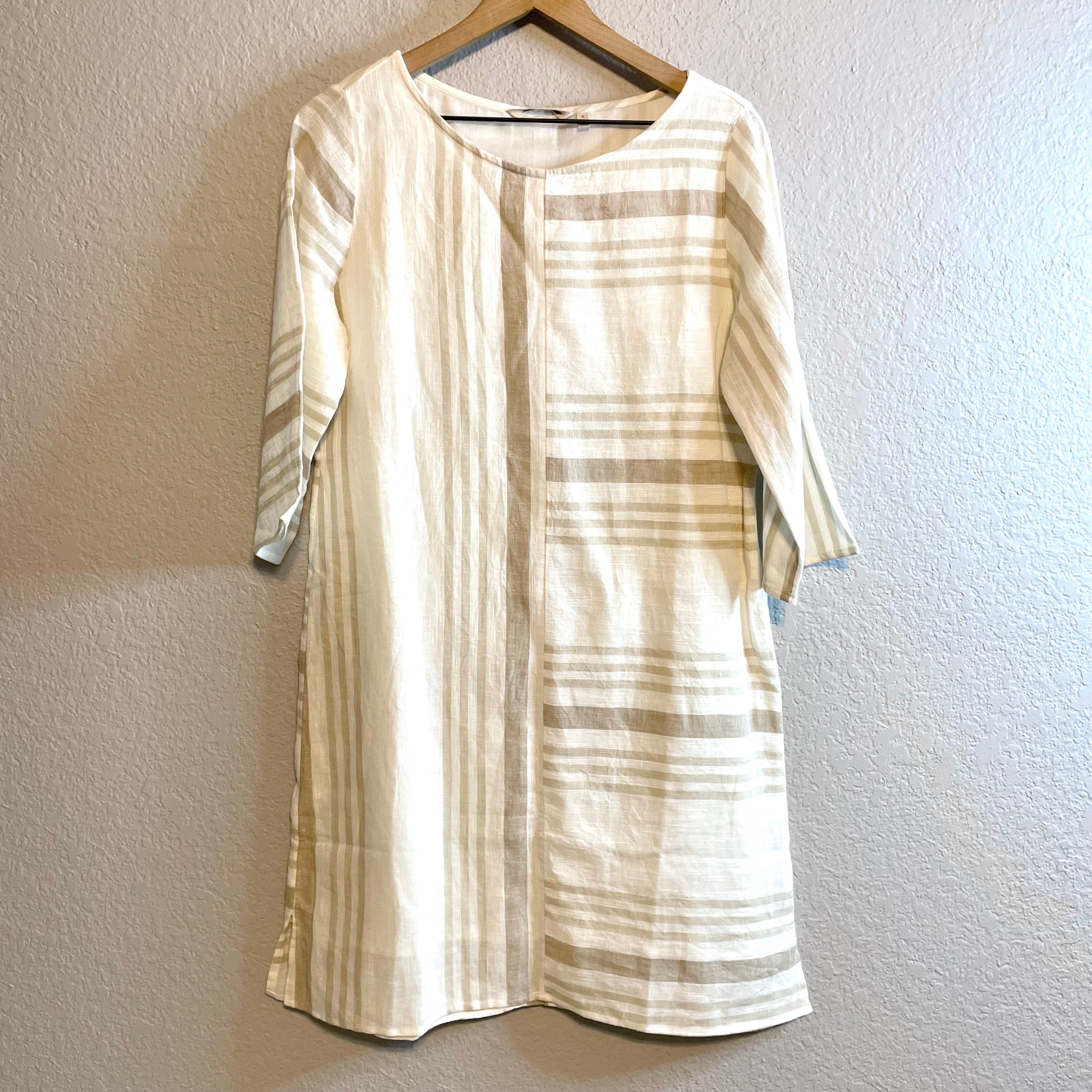 Striped Linen Dress