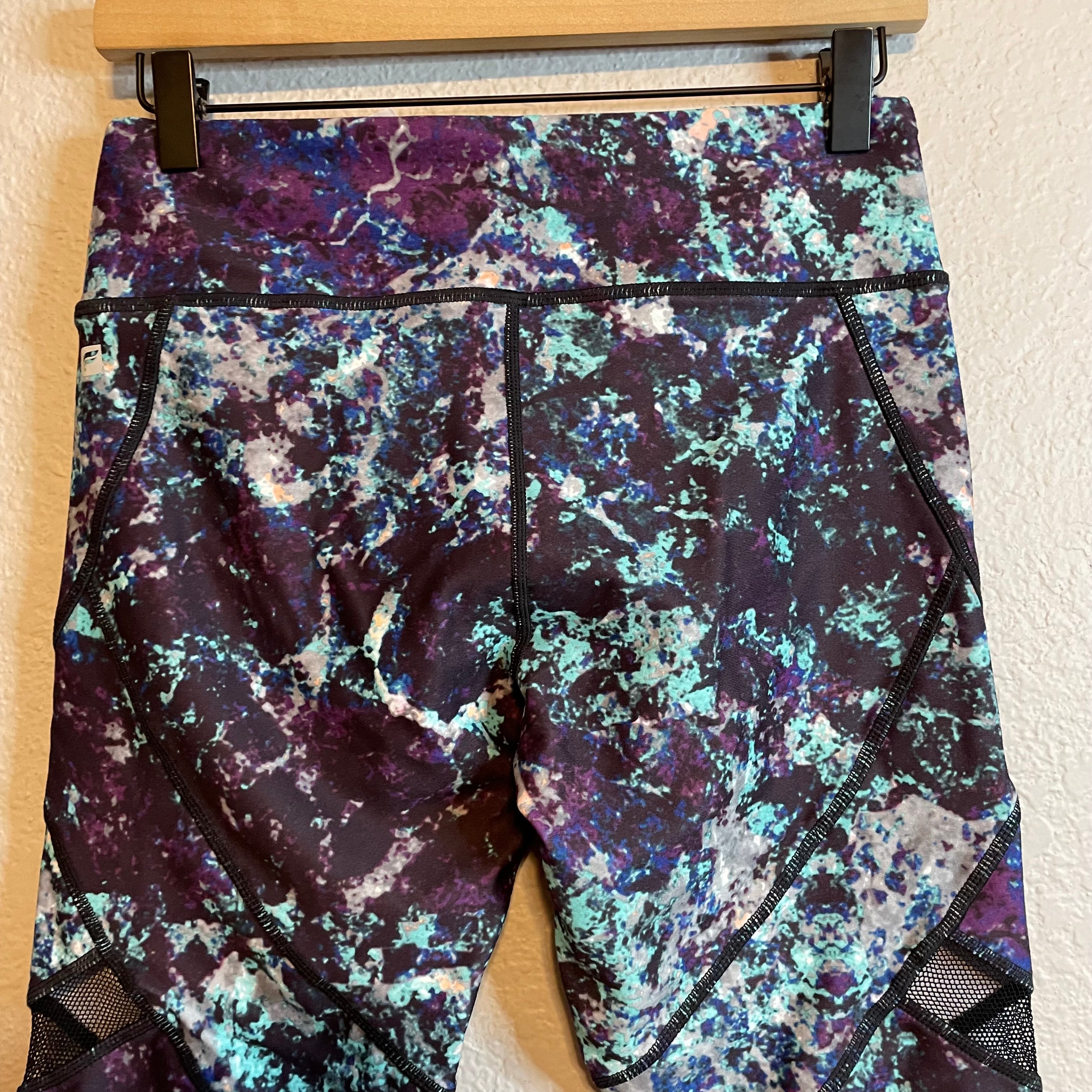 Abstract Cropped Leggings