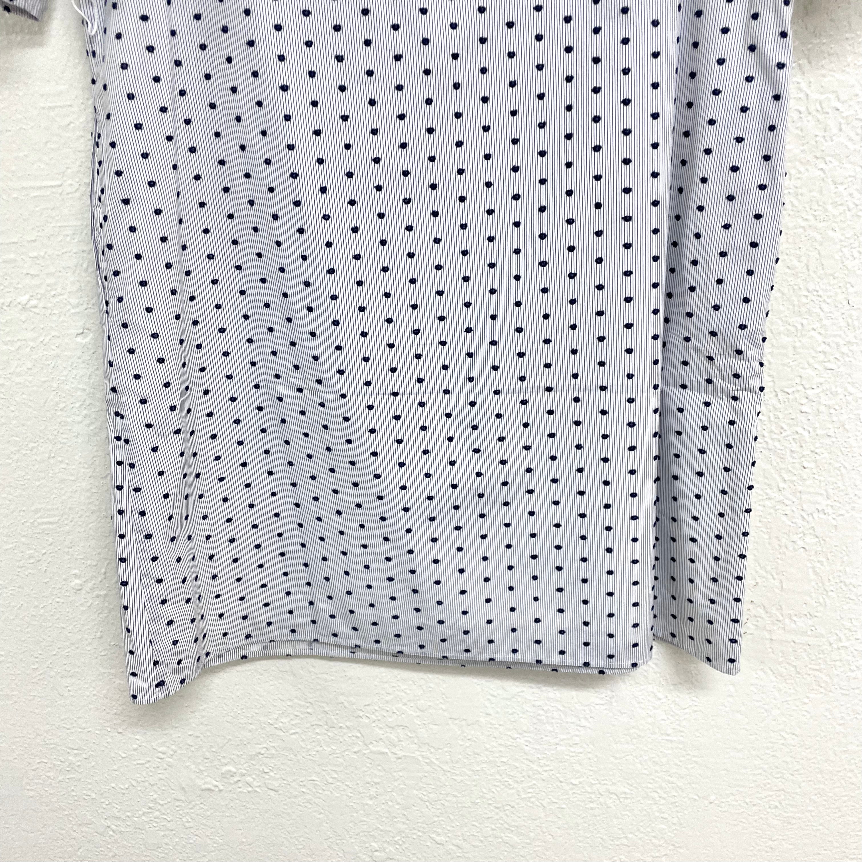 Striped Swiss Dot Dress