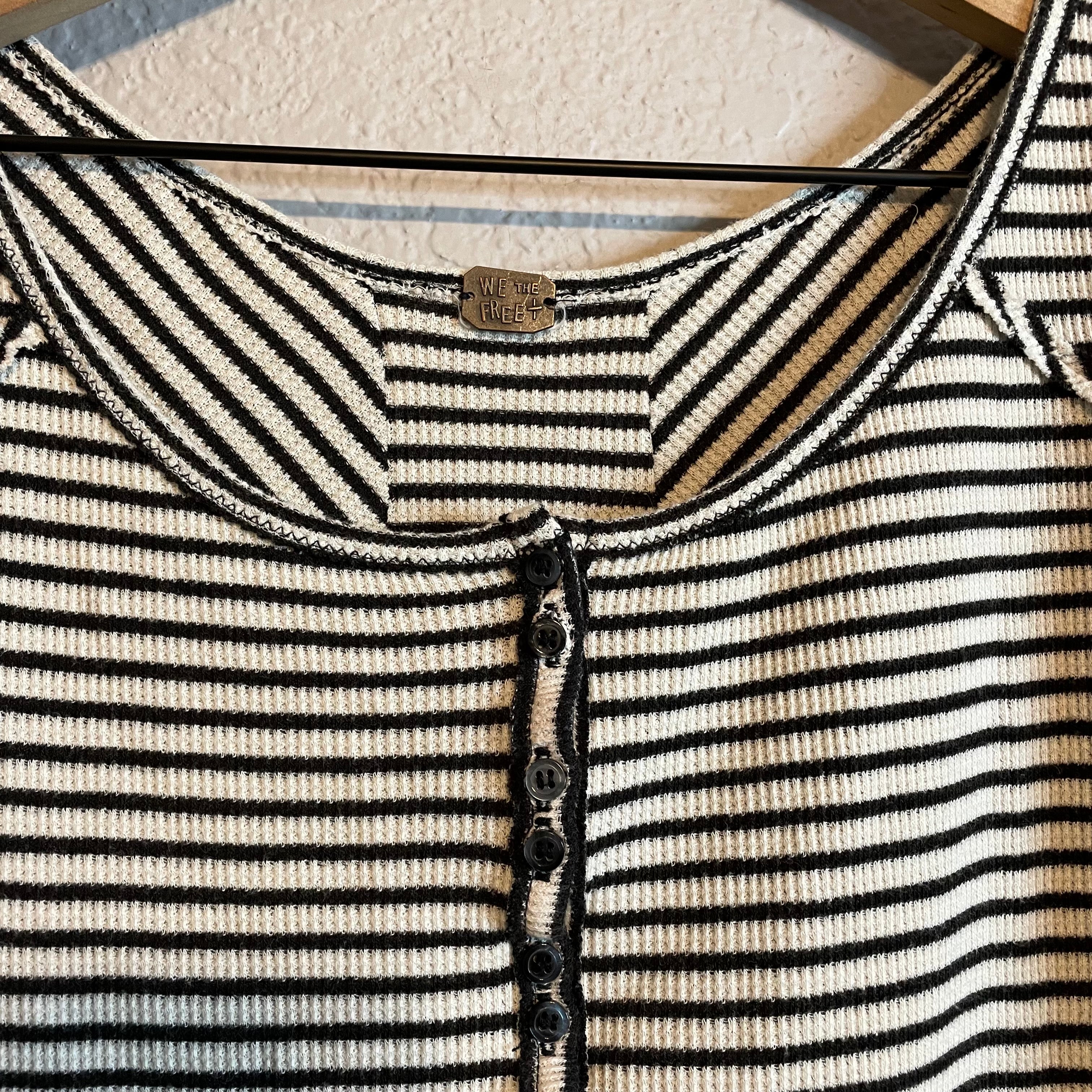 Cropped Striped Thermal