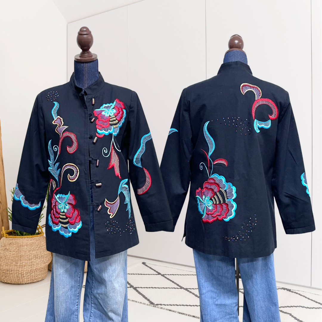 Beaded Embroidered Glass Bead Jacket