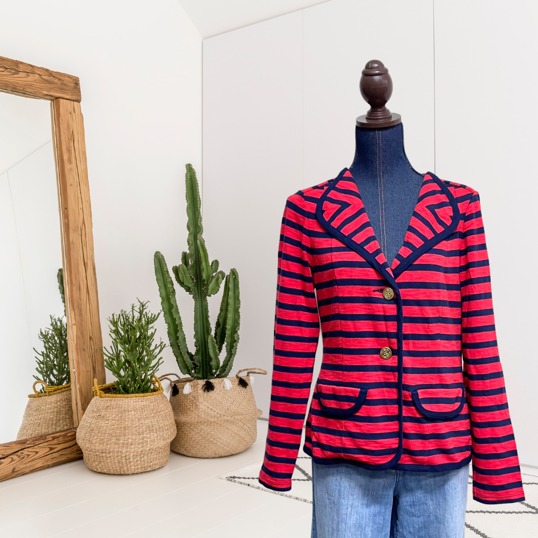 Striped Nautical Blazer