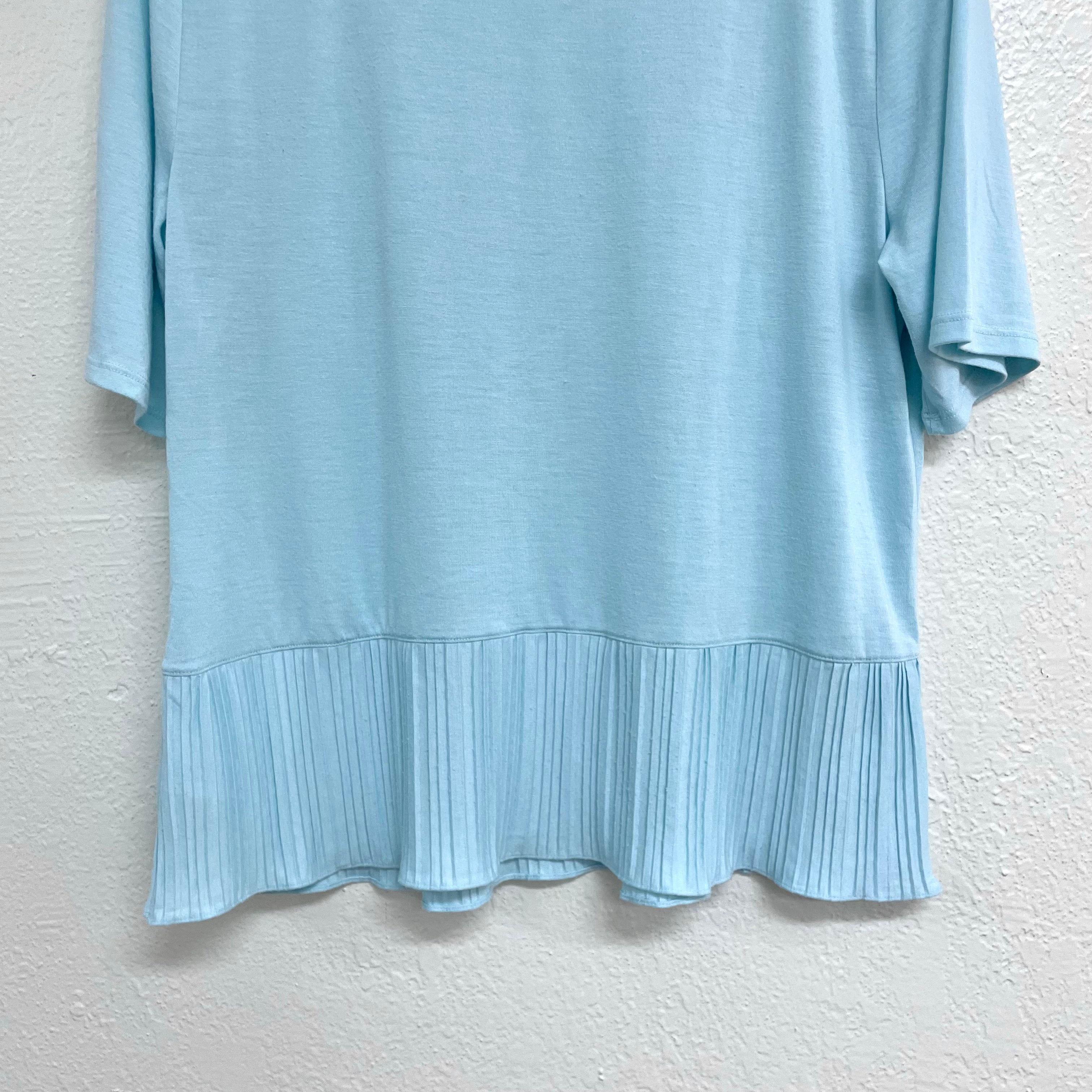 Pleat Hem Blouse