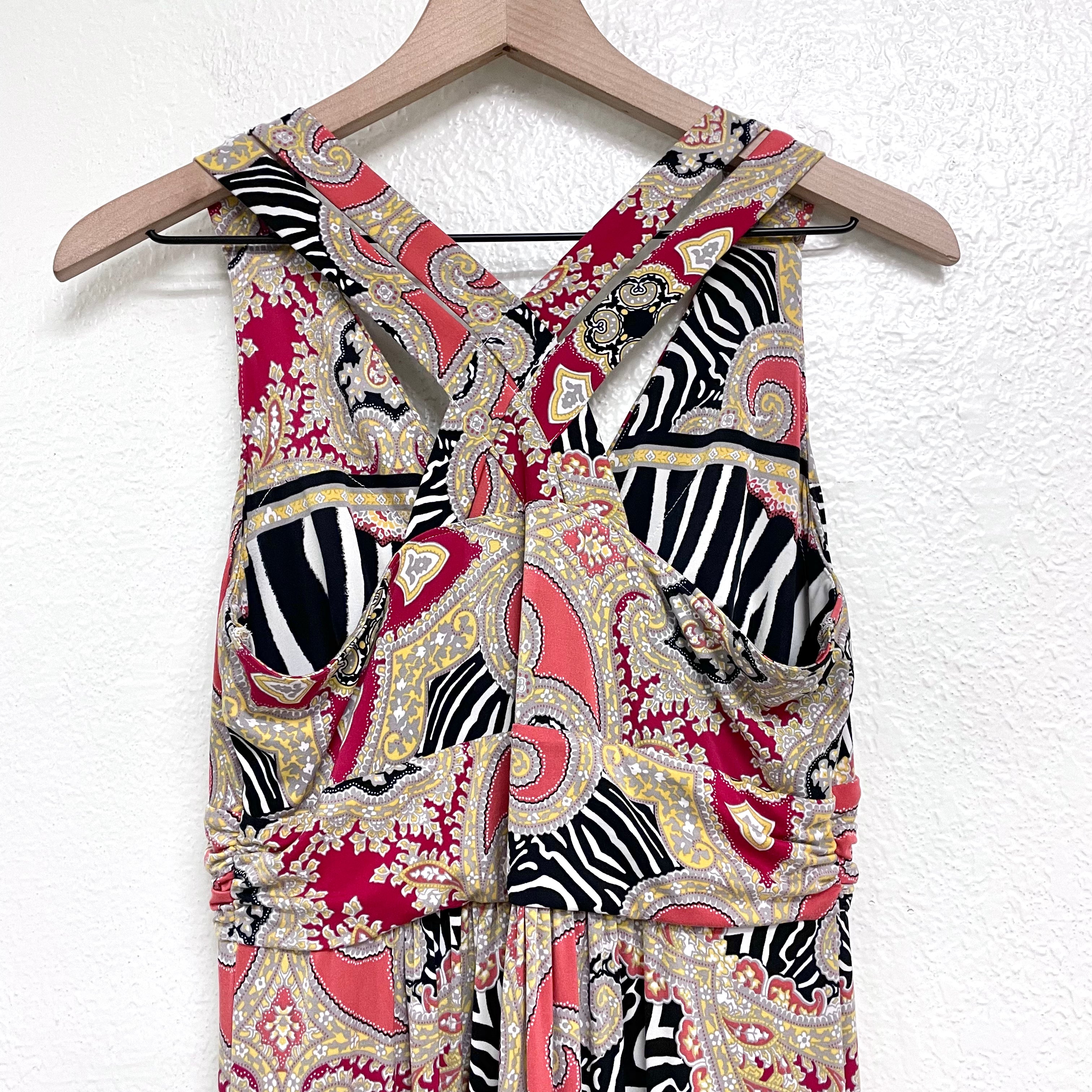 Paisley Zebra Maxi Dress