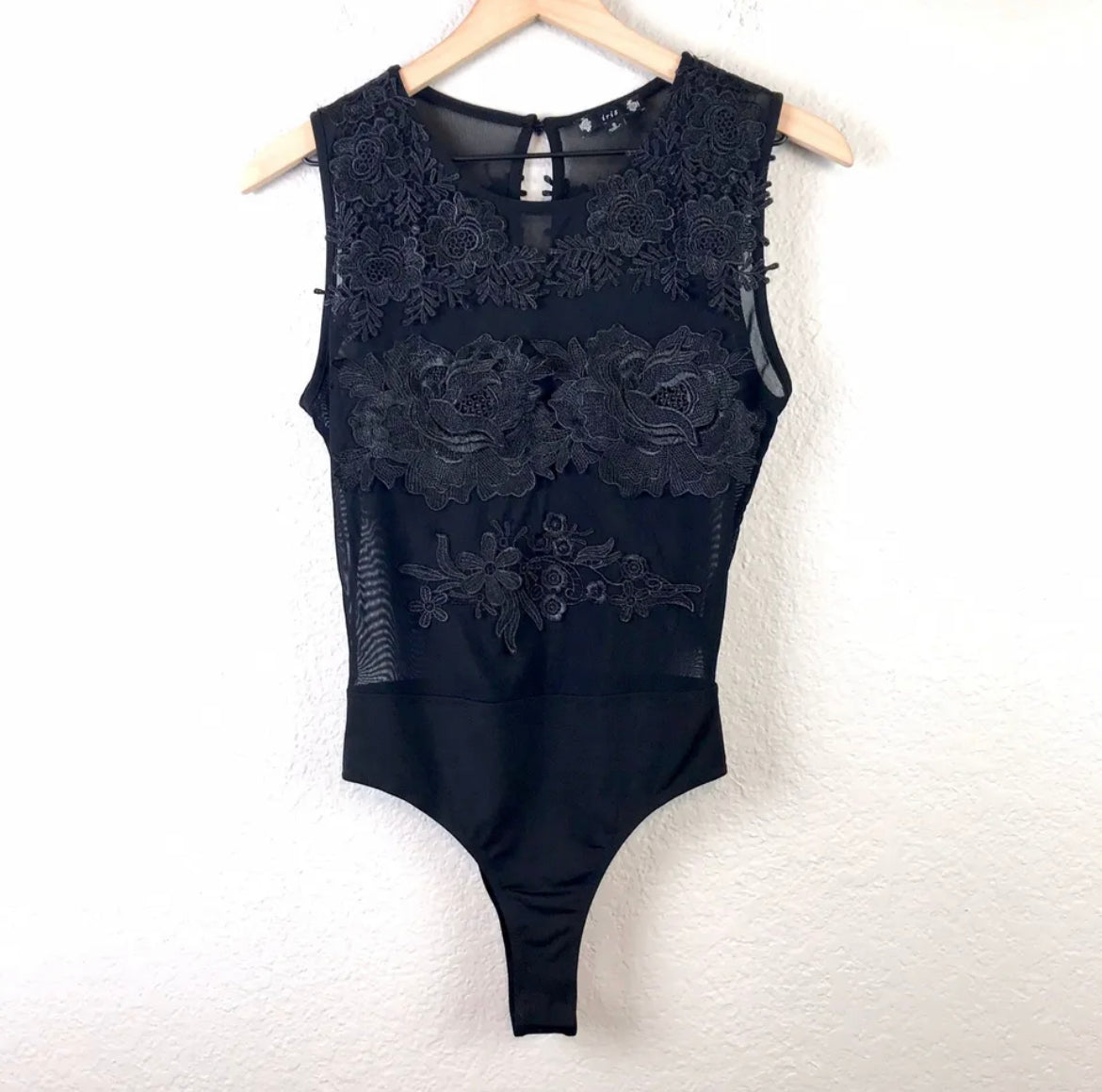 Floral Lace Sheer Bodysuit