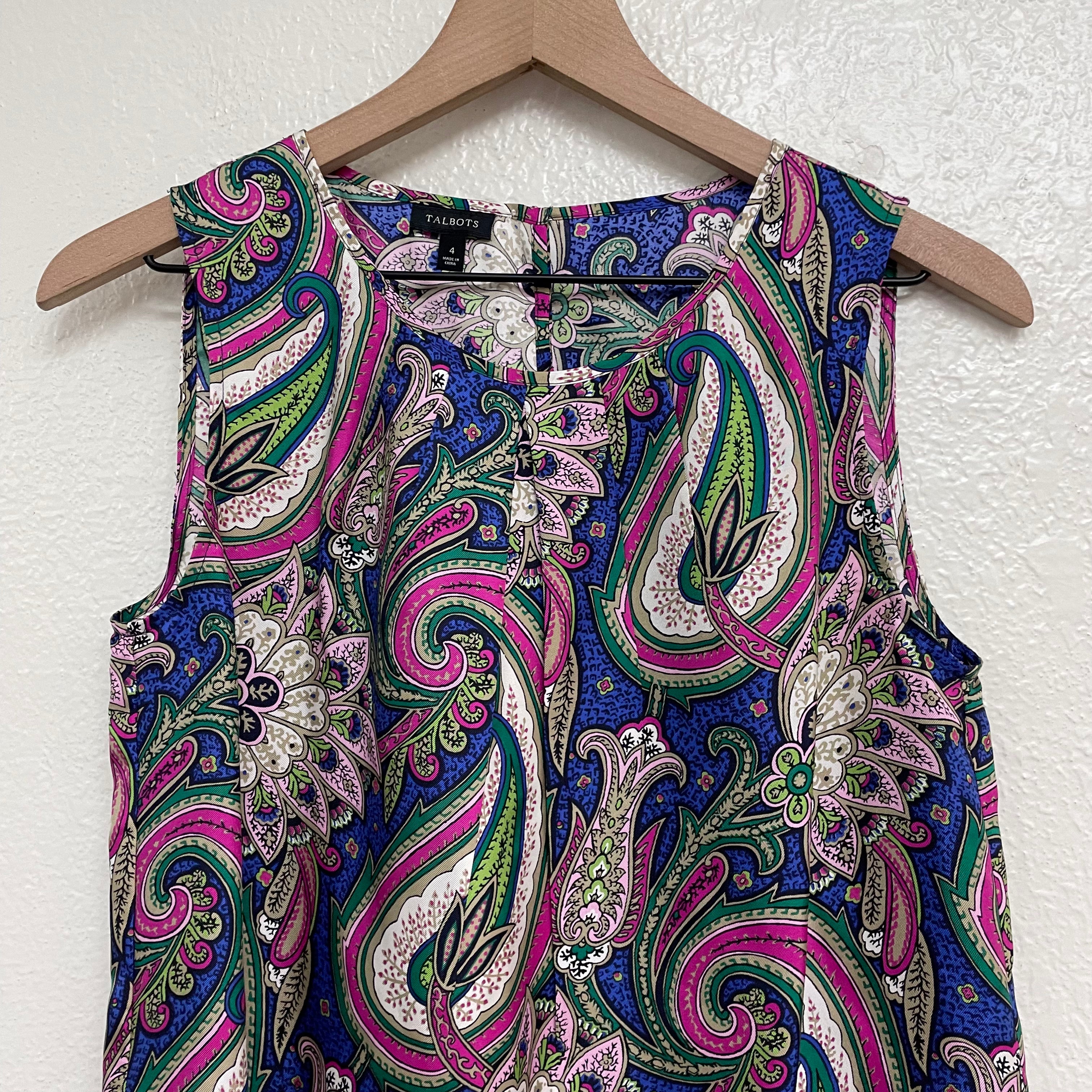 Paisley Silk Blouse