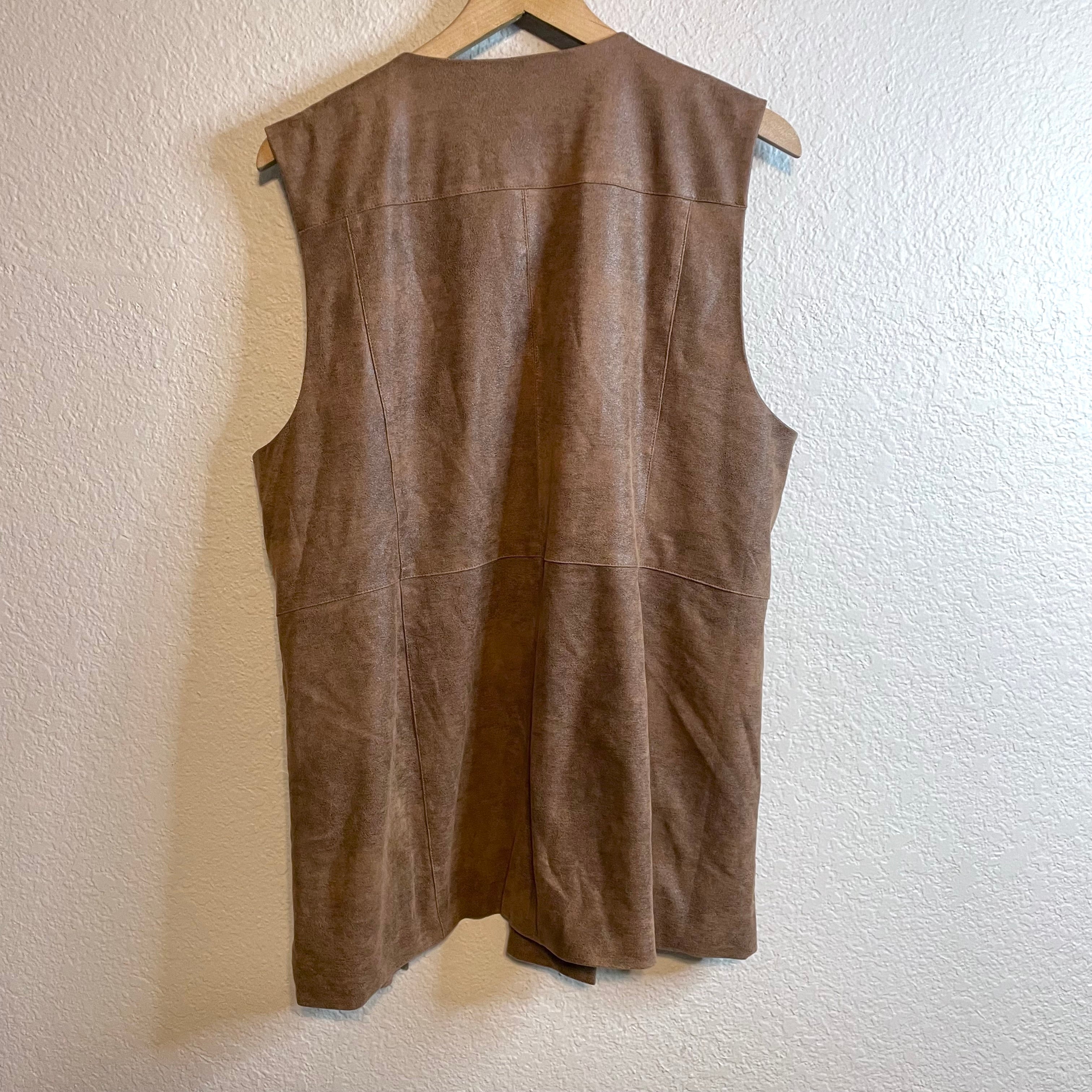 Faux Suede Vest