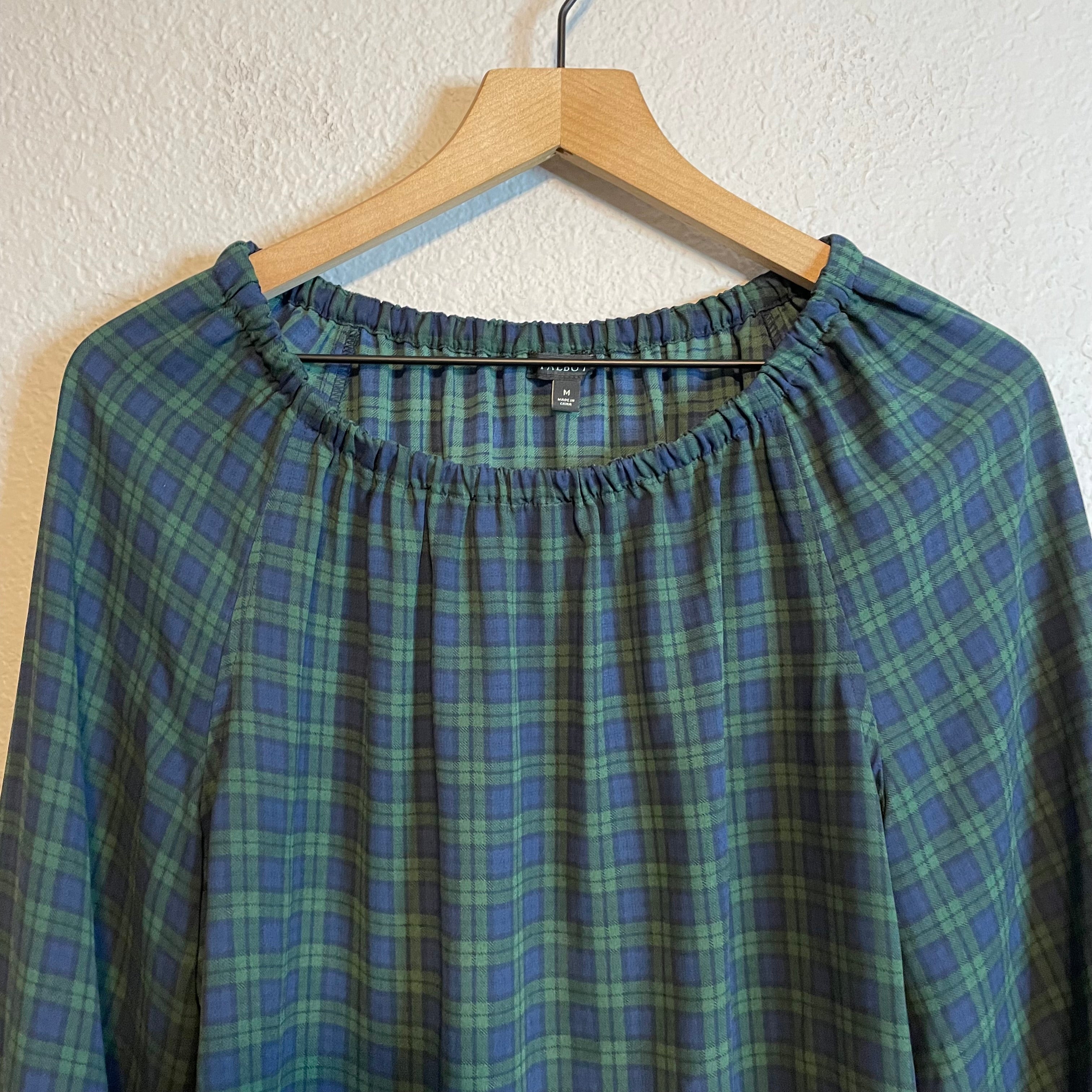 Tartan Plaid Blouse