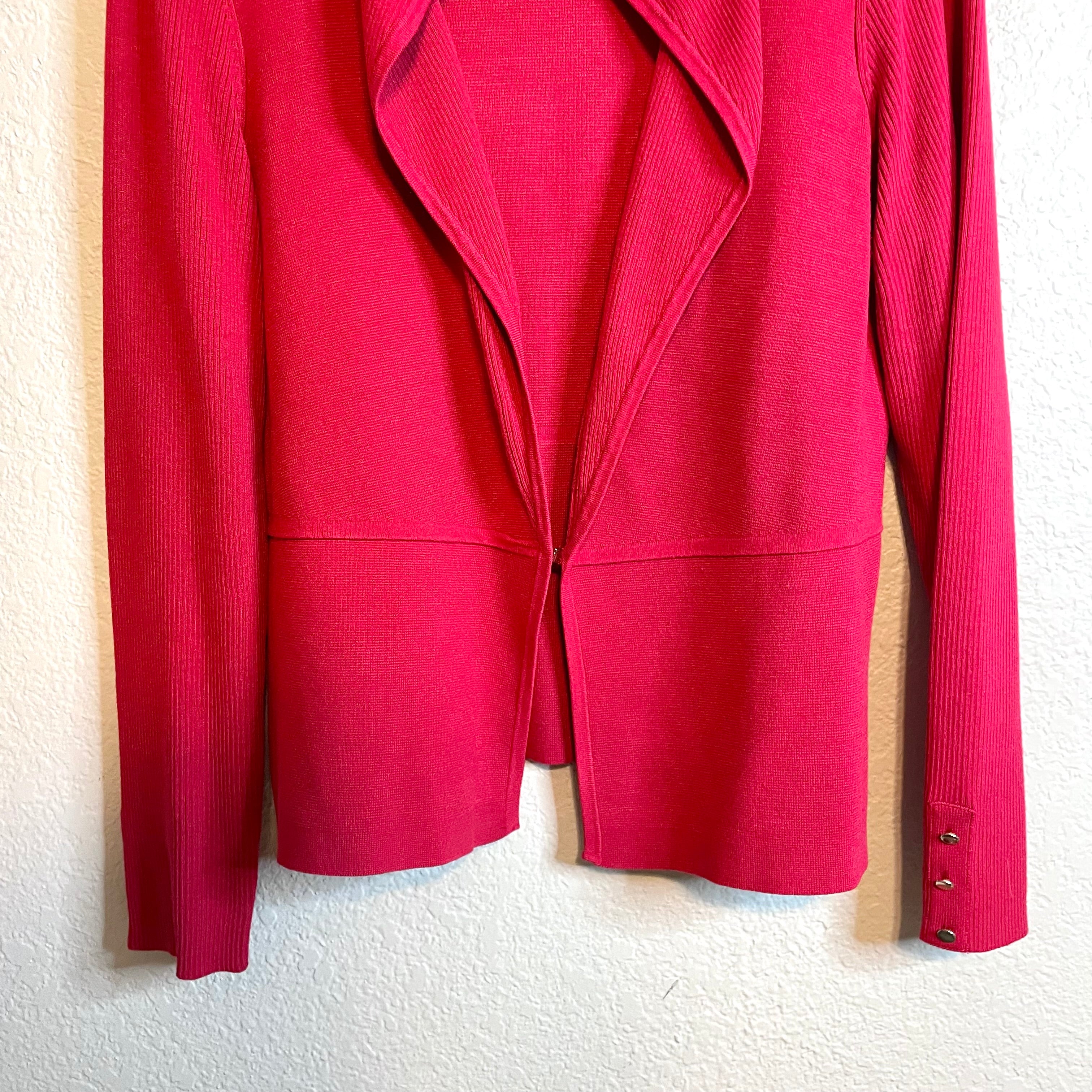 Clasp Front Stretch Cardigan