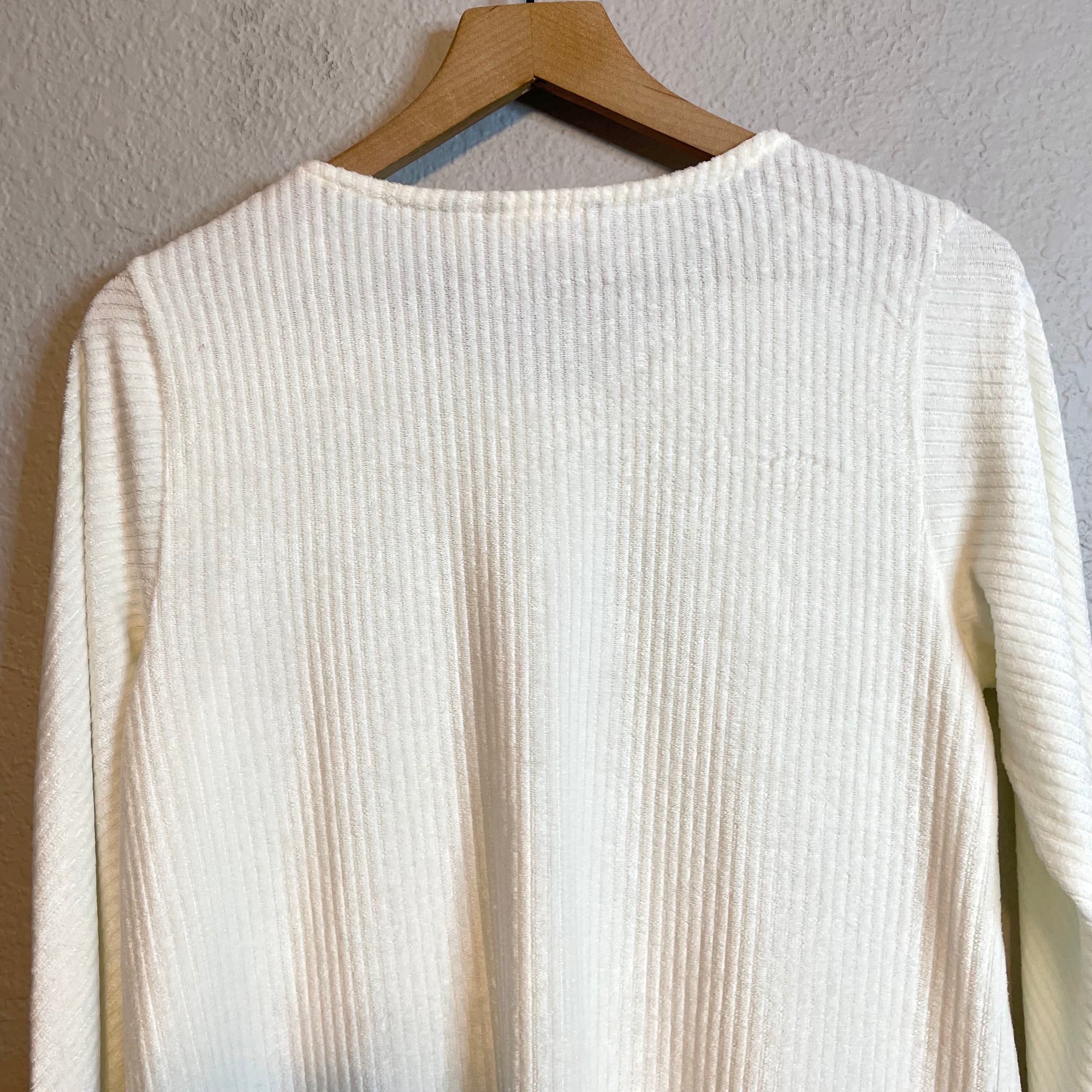 Ribbed Fleece Sweater