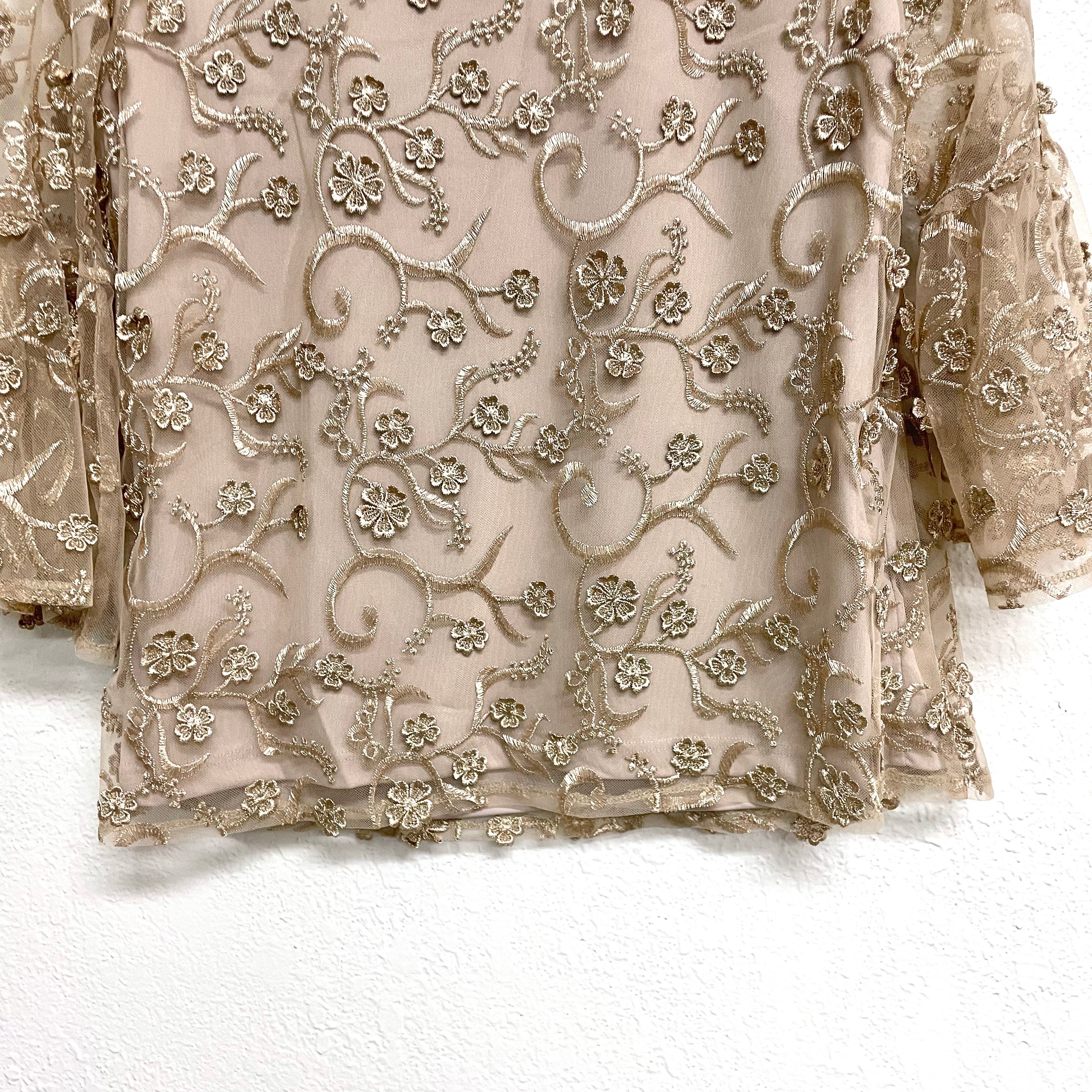 Lace Overlay Top