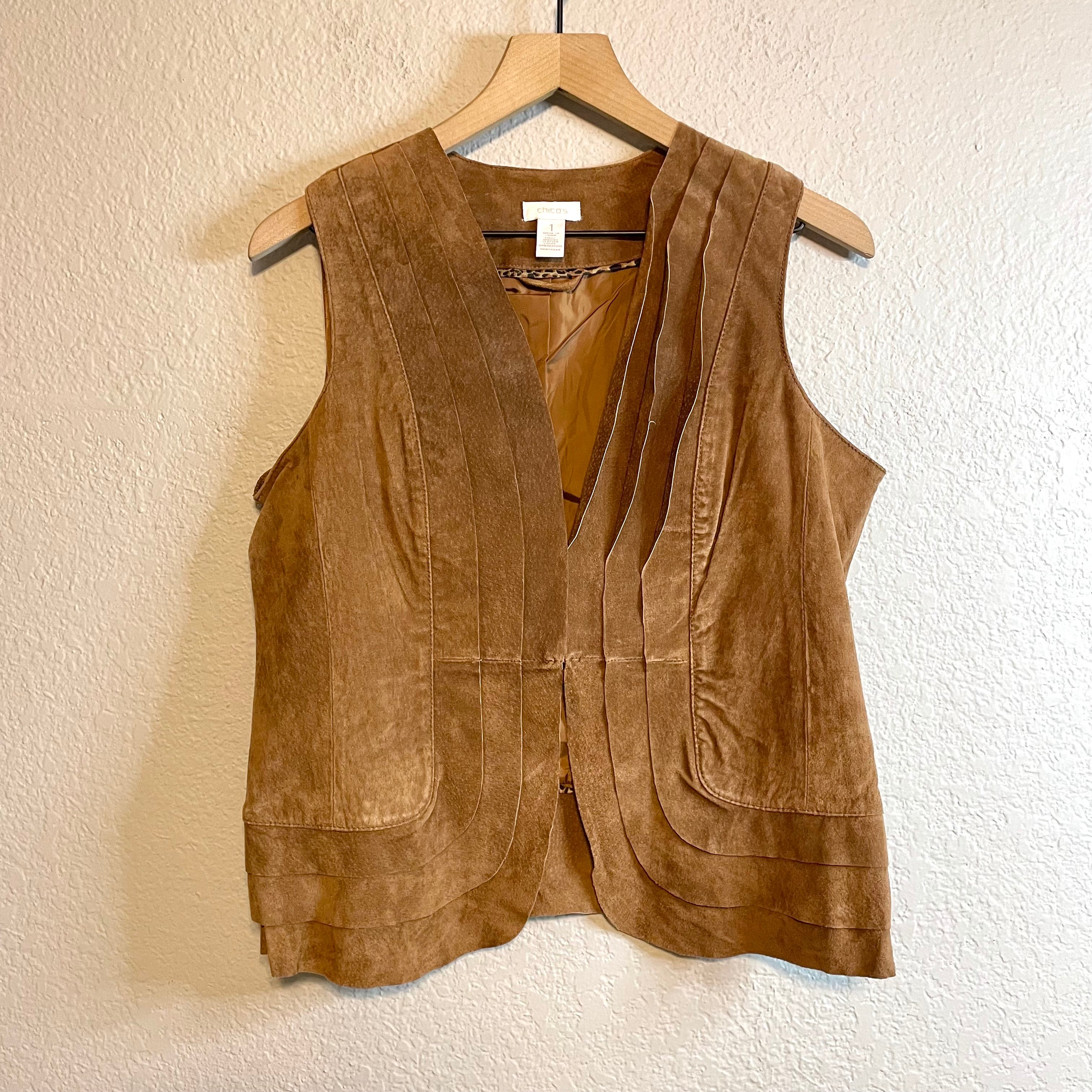 Leather Suede Vest