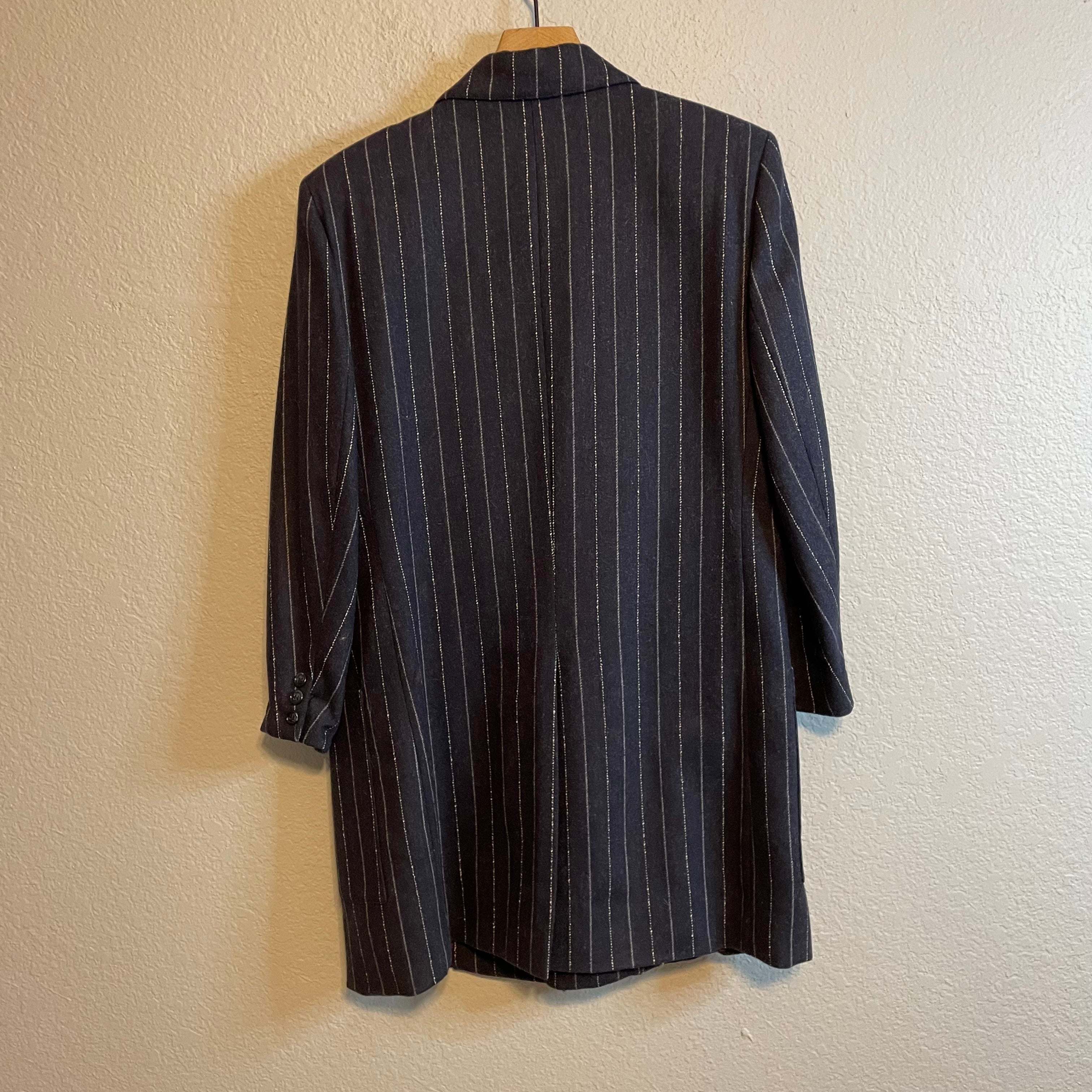 Pinstriped Blazer Jacket