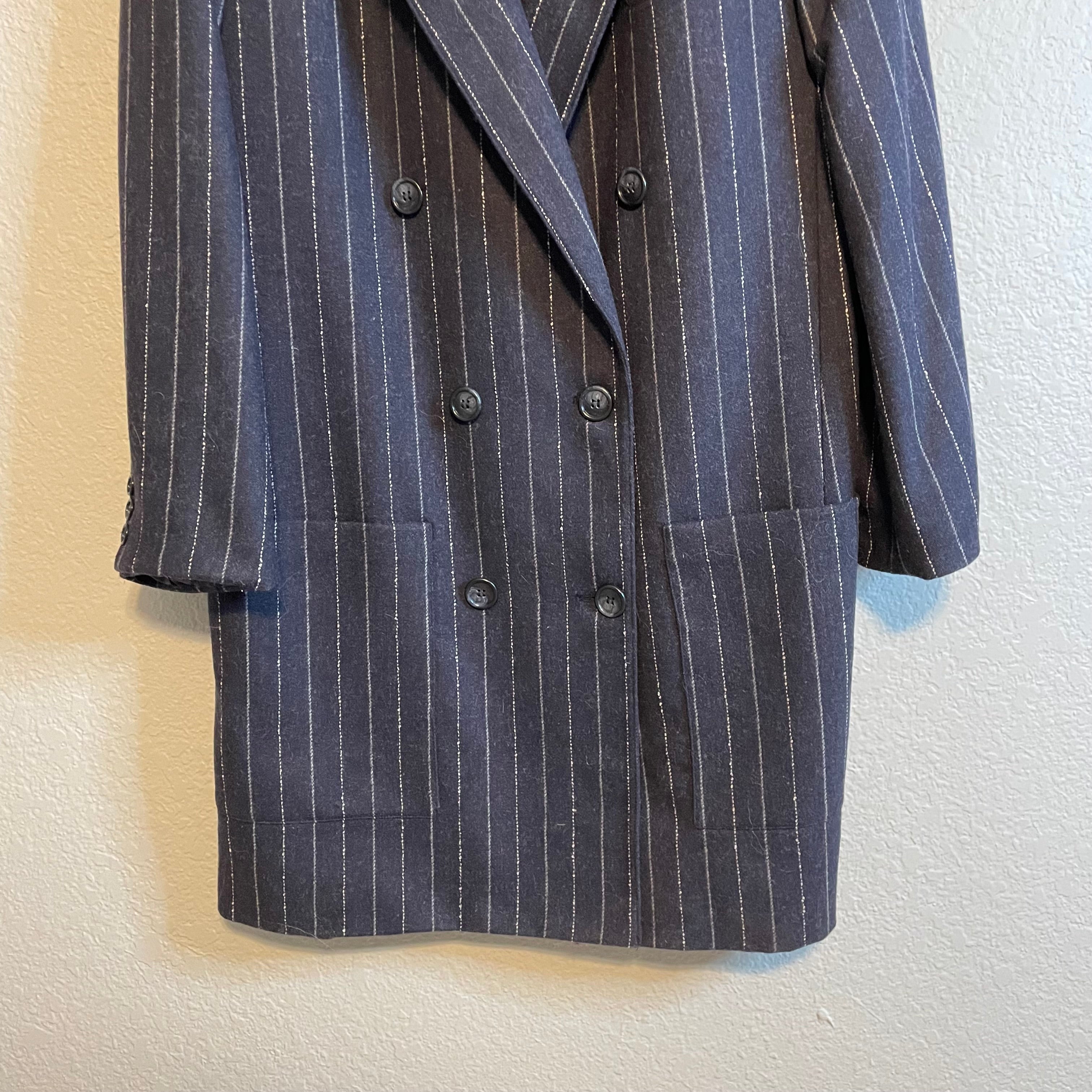 Pinstriped Blazer Jacket