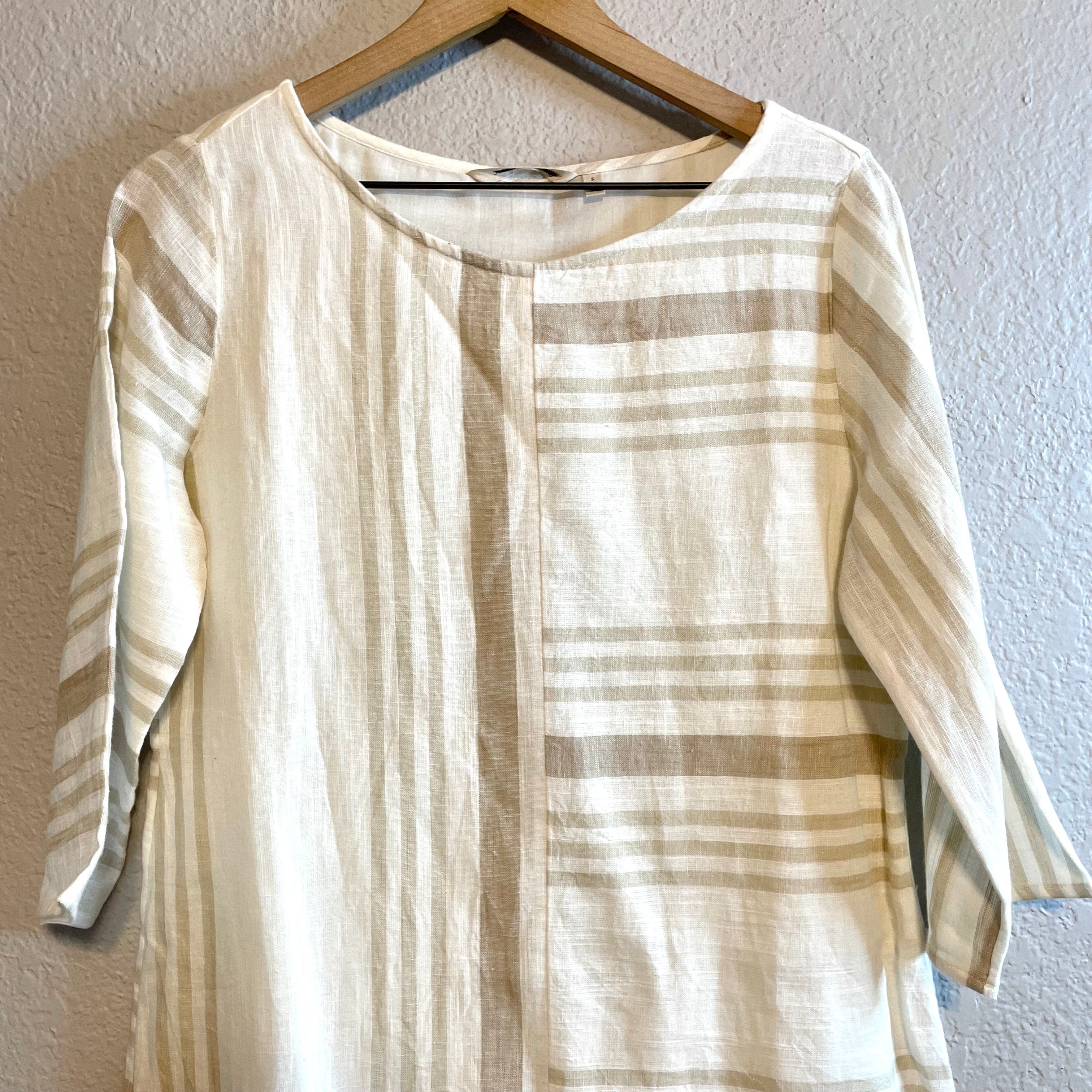 Striped Linen Dress