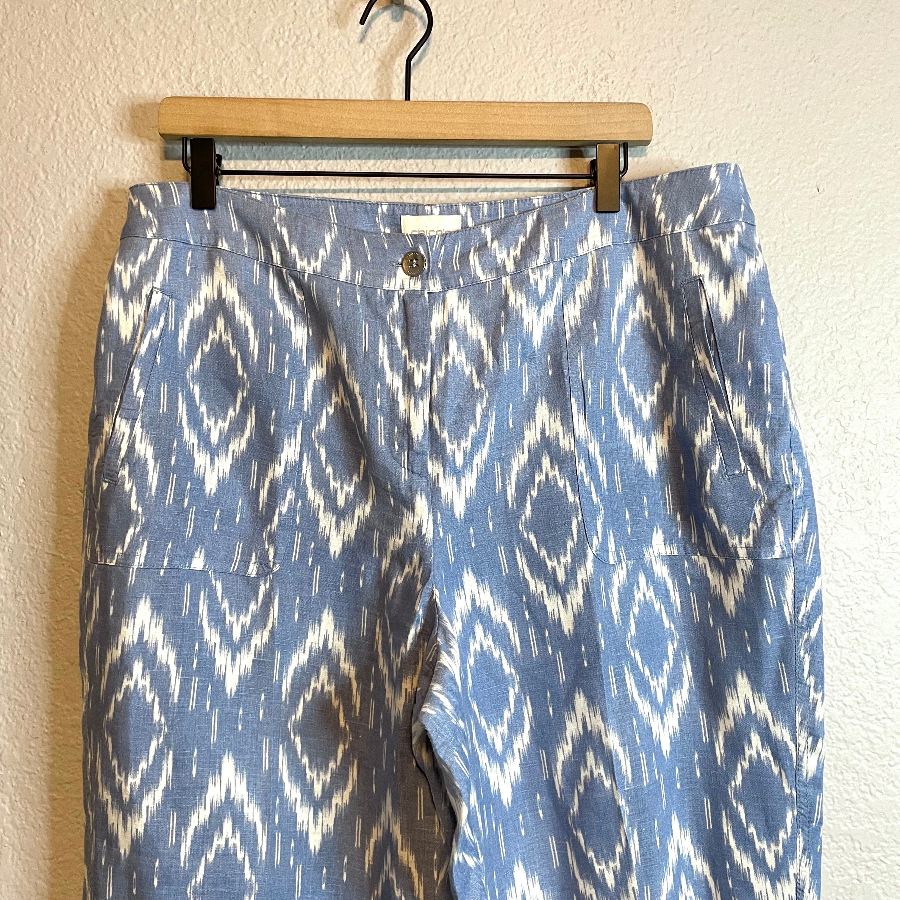 Ikat Linen Pants