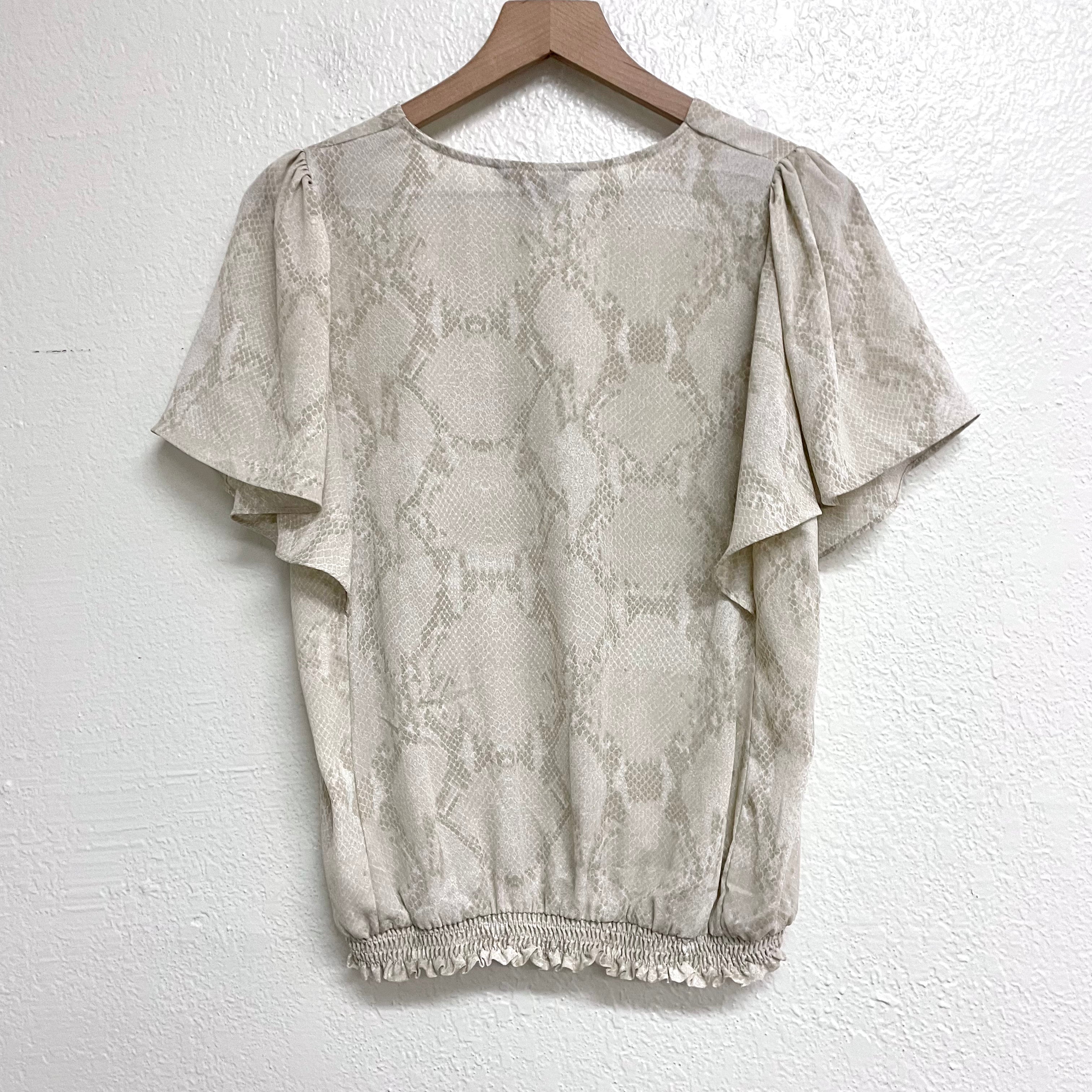 Snakeskin Blouse