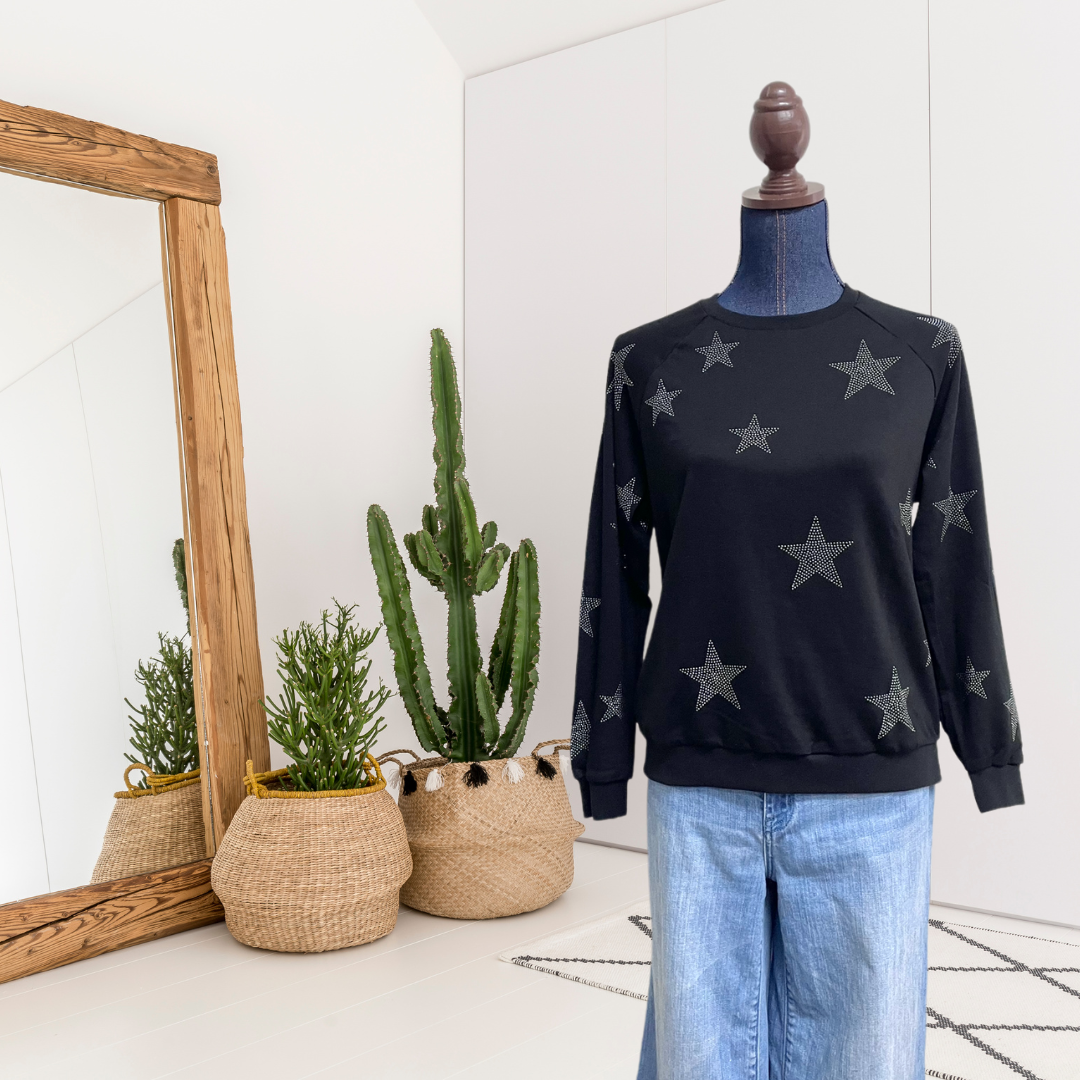 Star Studded Sweatshirt