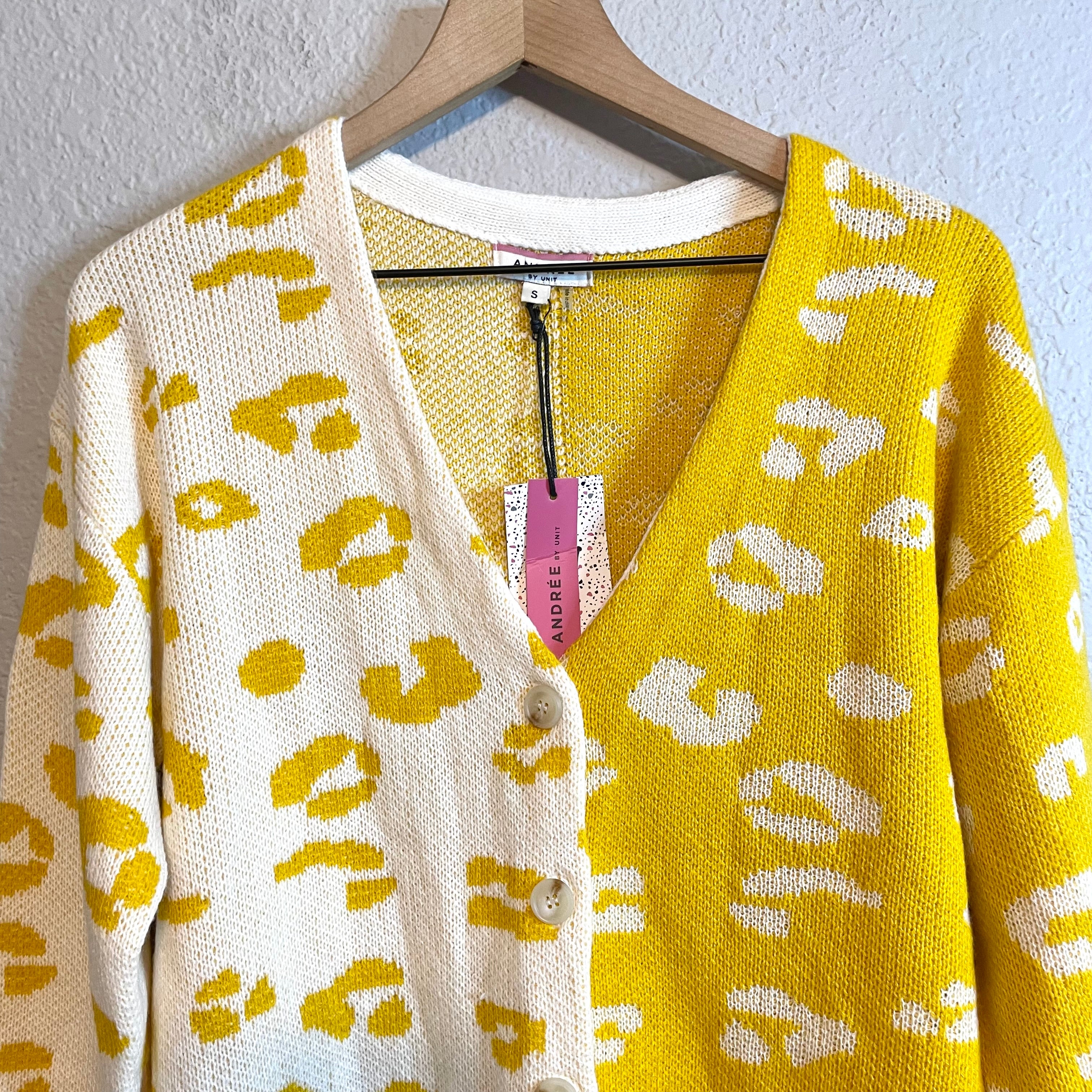 Color Block Leopard Cardigan