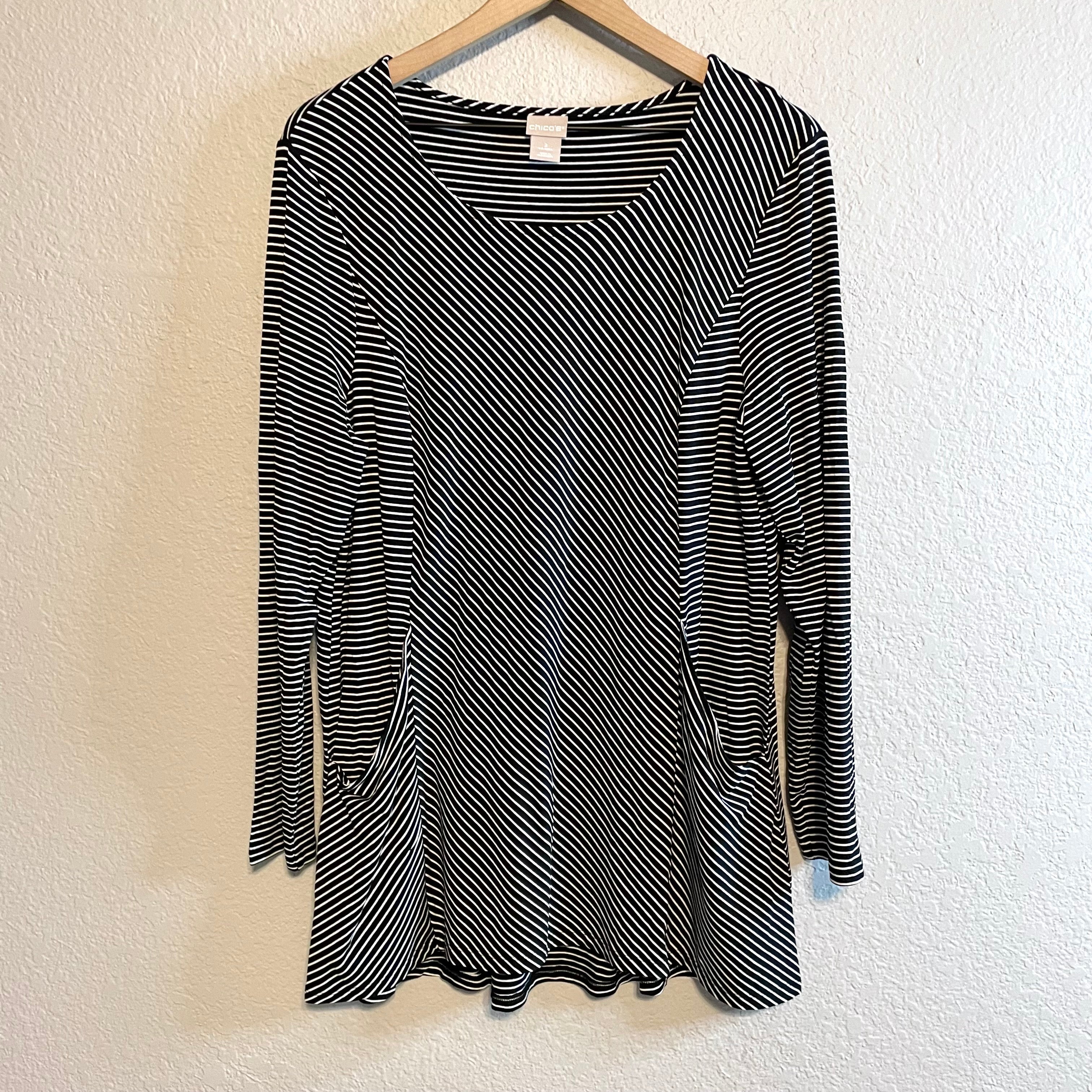 Striped Long Sleeve Tunic